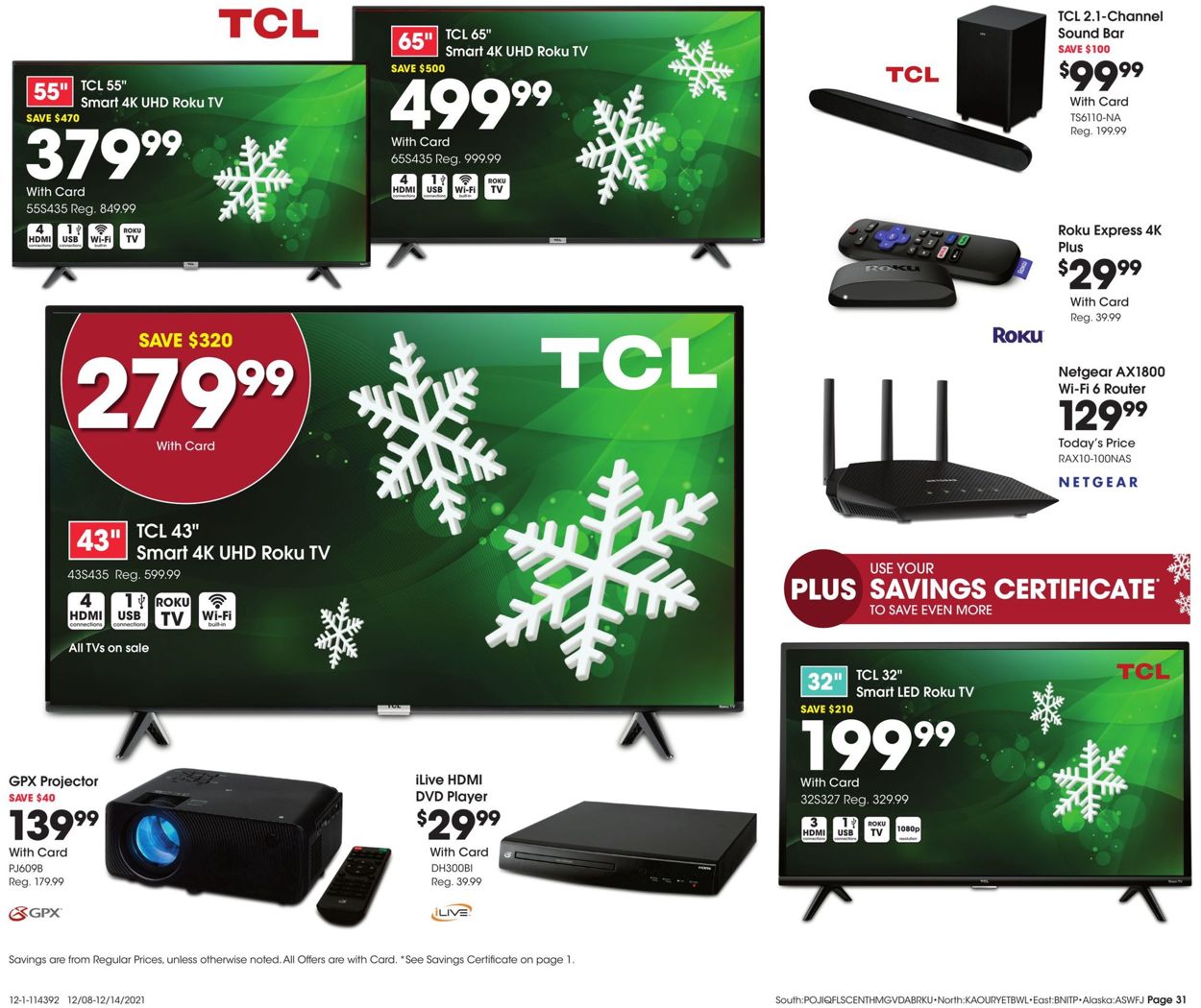 Catalogue Fred Meyer HOLIDAY 2021 from 12/08/2021