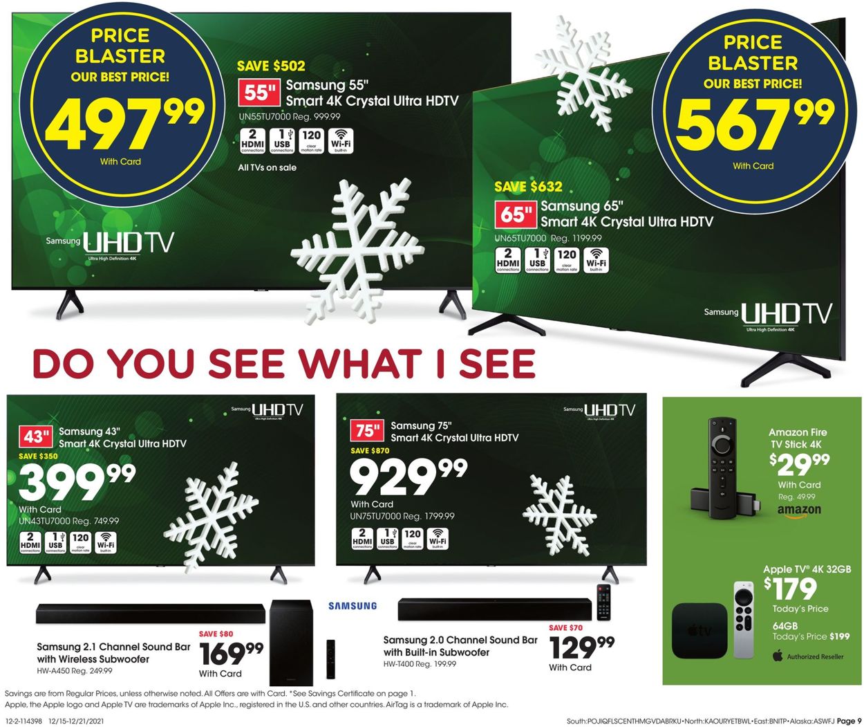 Catalogue Fred Meyer HOLIDAY 2021 from 12/15/2021