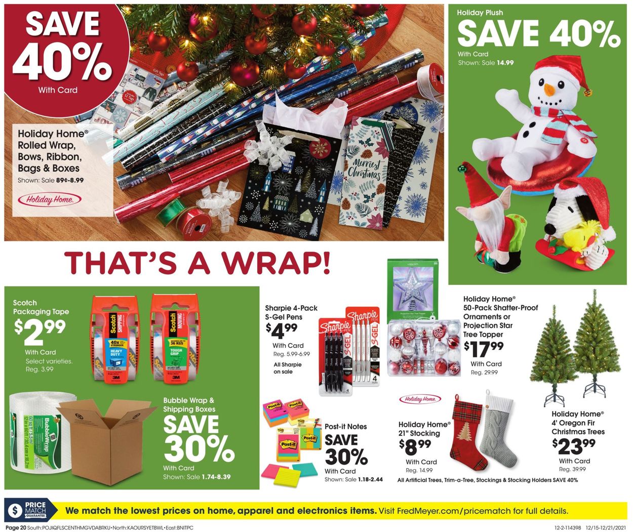 Catalogue Fred Meyer HOLIDAY 2021 from 12/15/2021