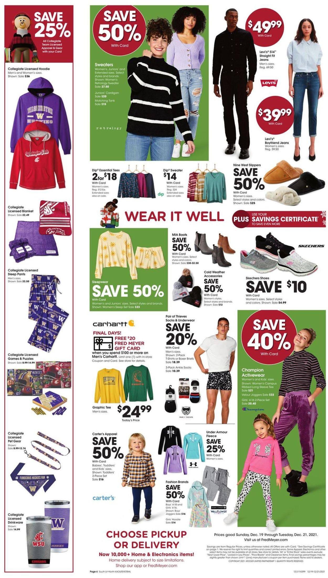 Catalogue Fred Meyer HOLIDAY 2021 from 12/19/2021