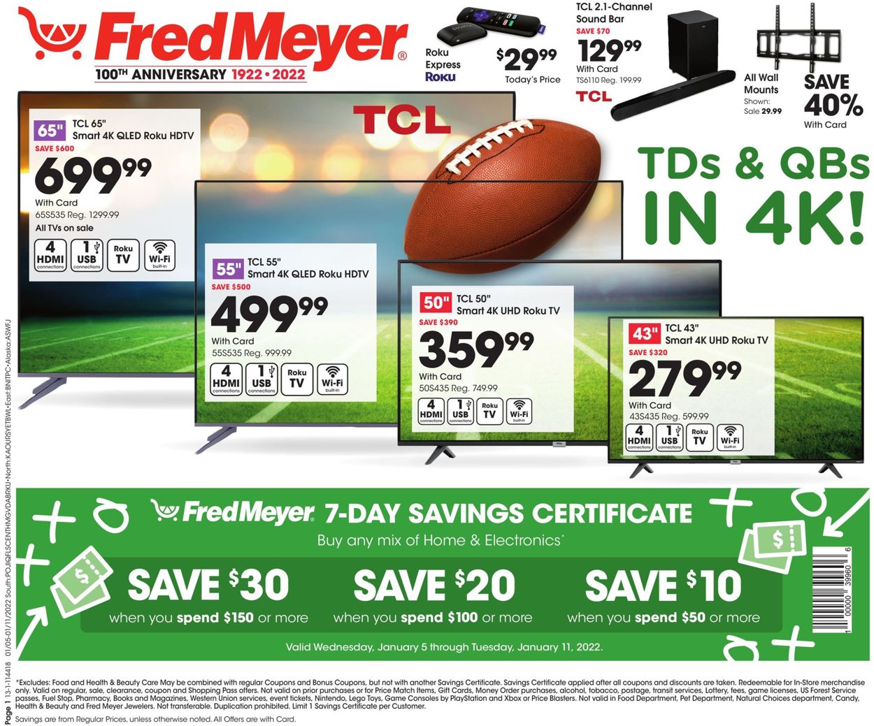 Catalogue Fred Meyer from 01/05/2022