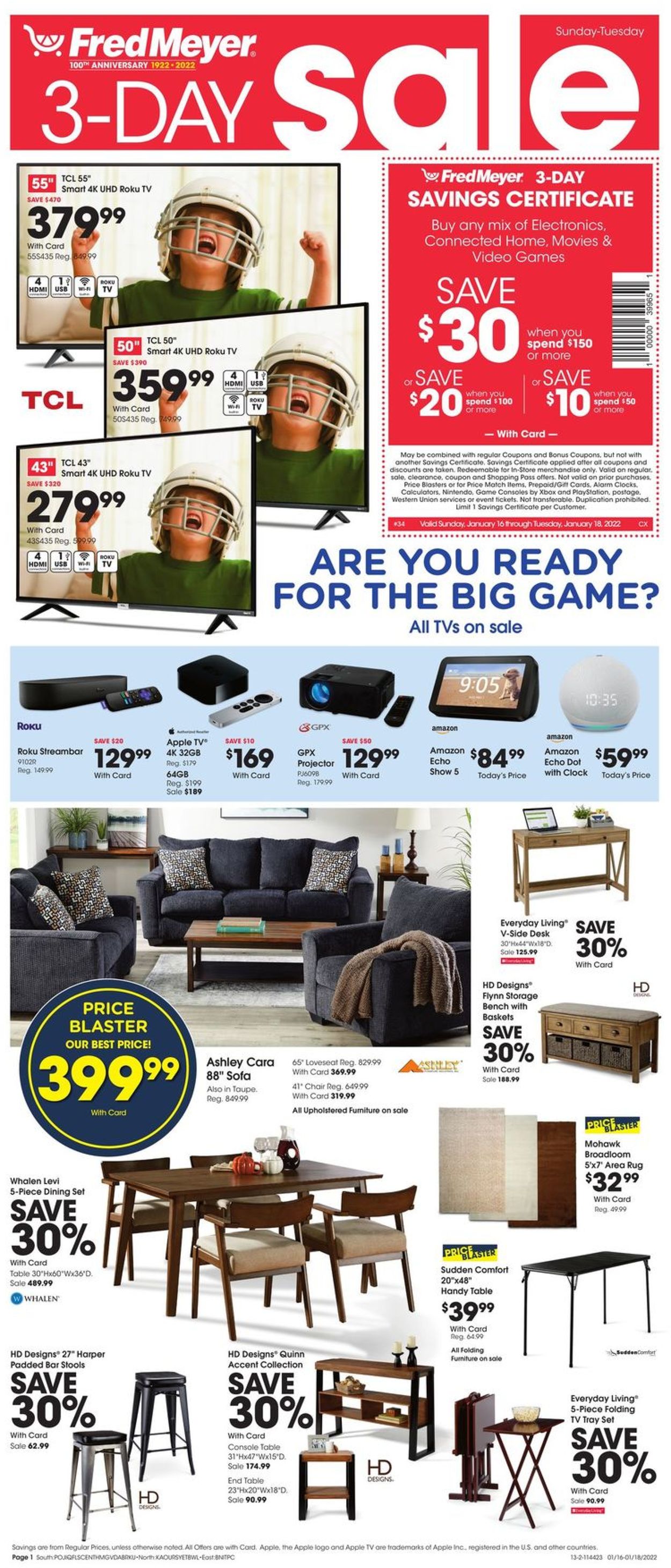 Catalogue Fred Meyer from 01/16/2022