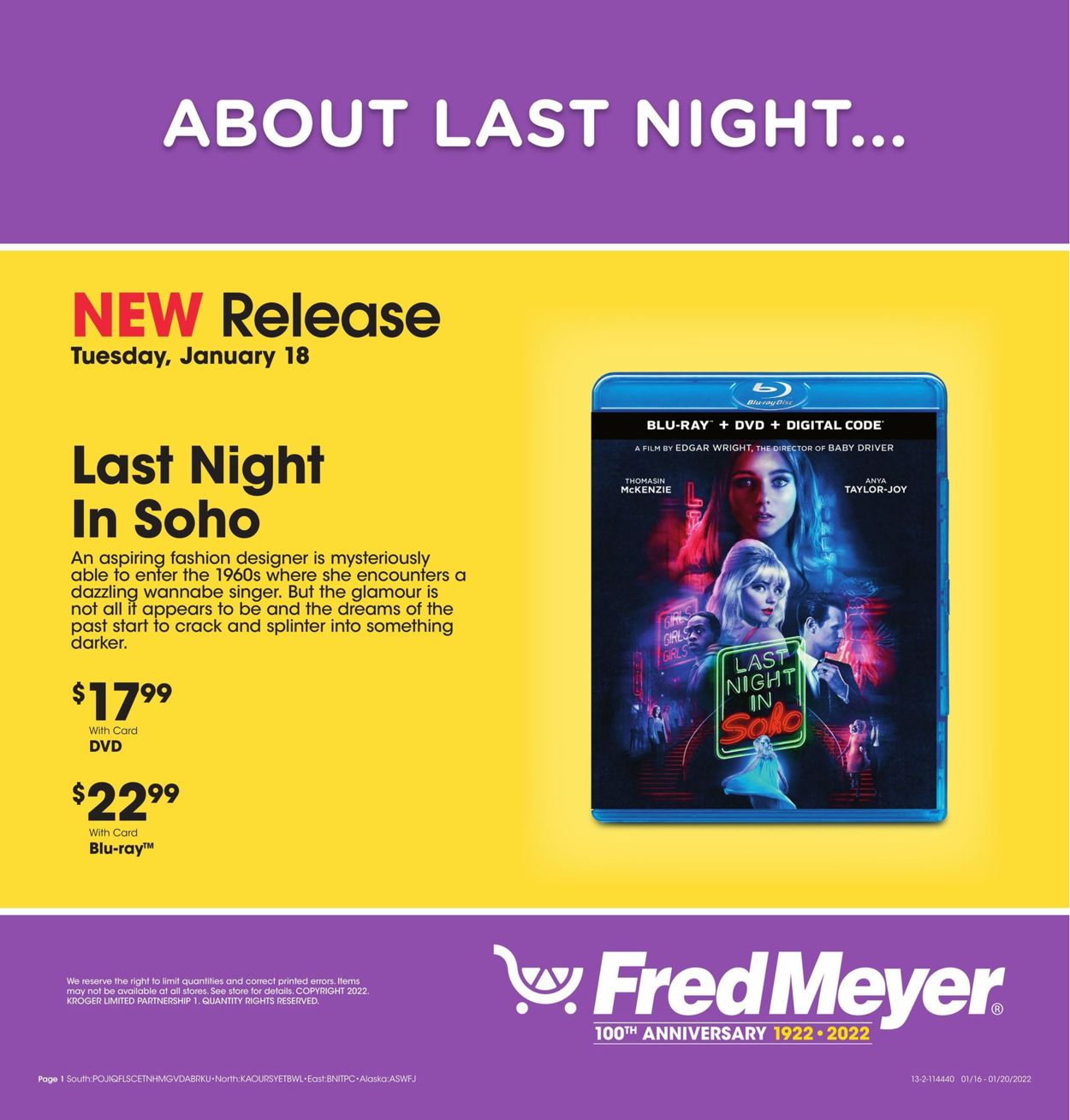 Catalogue Fred Meyer from 01/18/2022