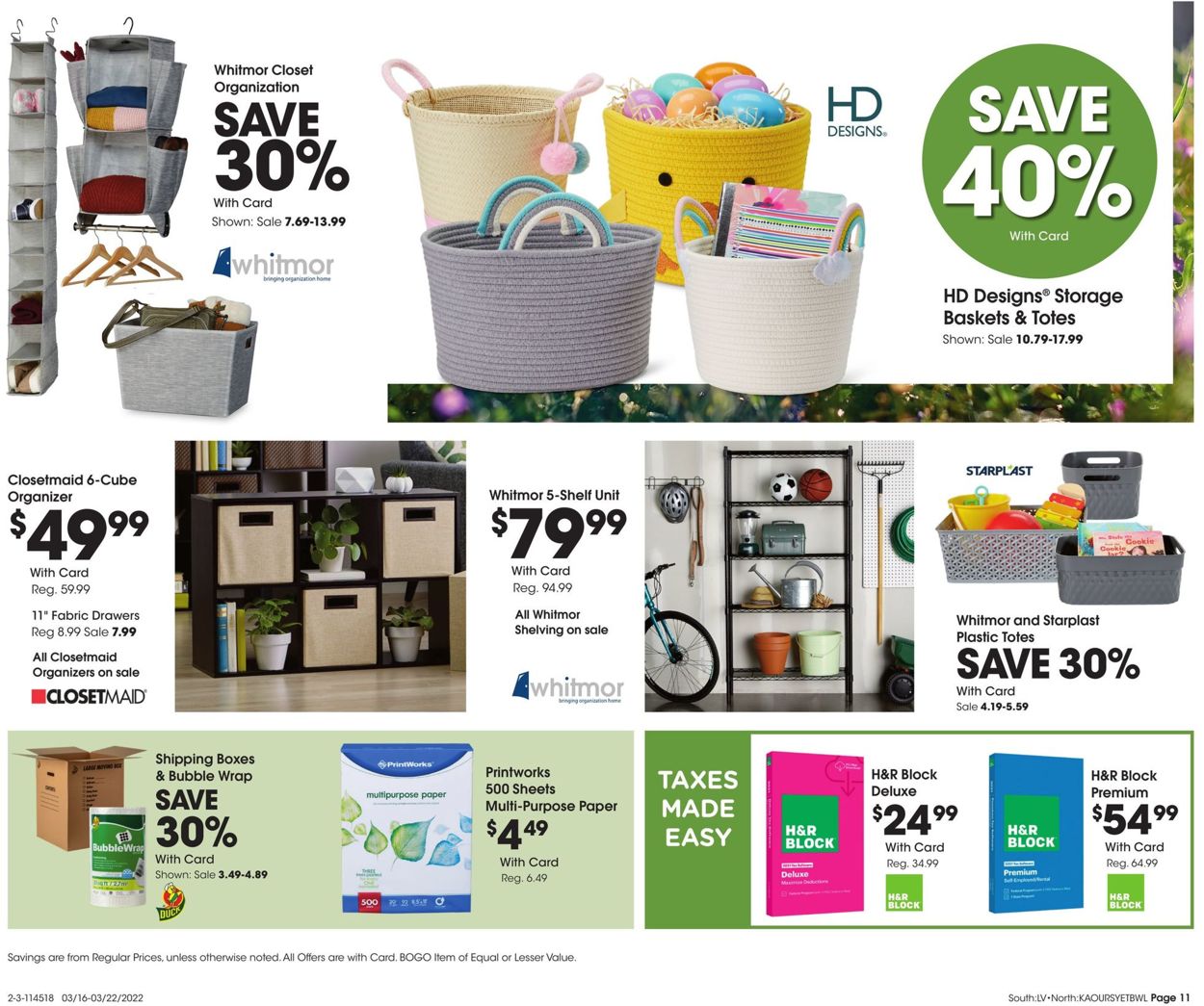 Catalogue Fred Meyer from 03/16/2022