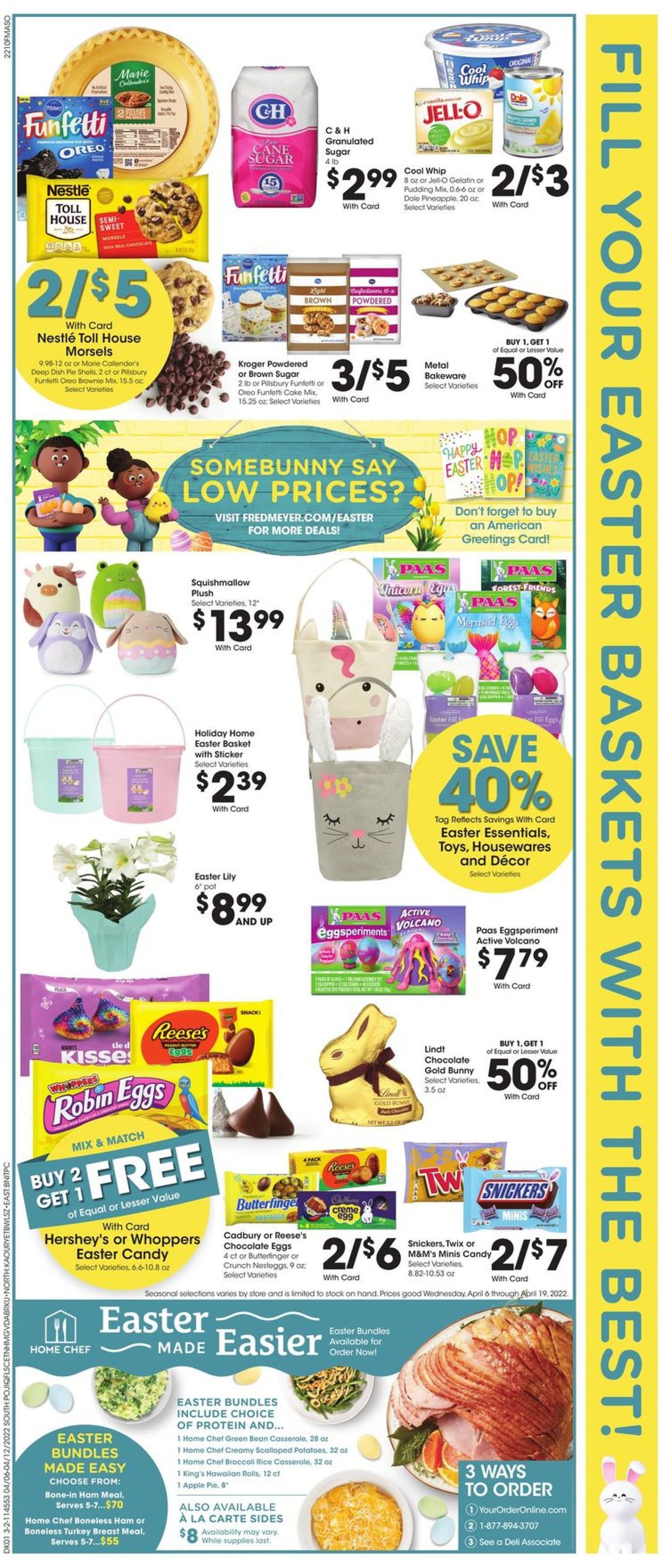 Catalogue Fred Meyer  EASTER 2022 from 04/06/2022
