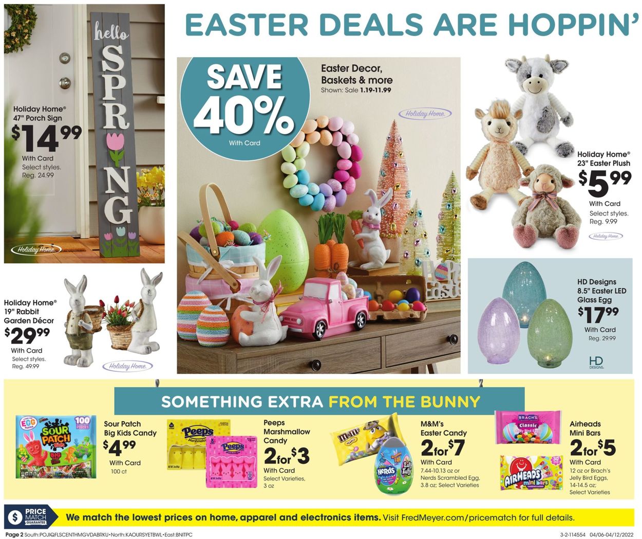 Catalogue Fred Meyer EASTER 2022 from 04/06/2022