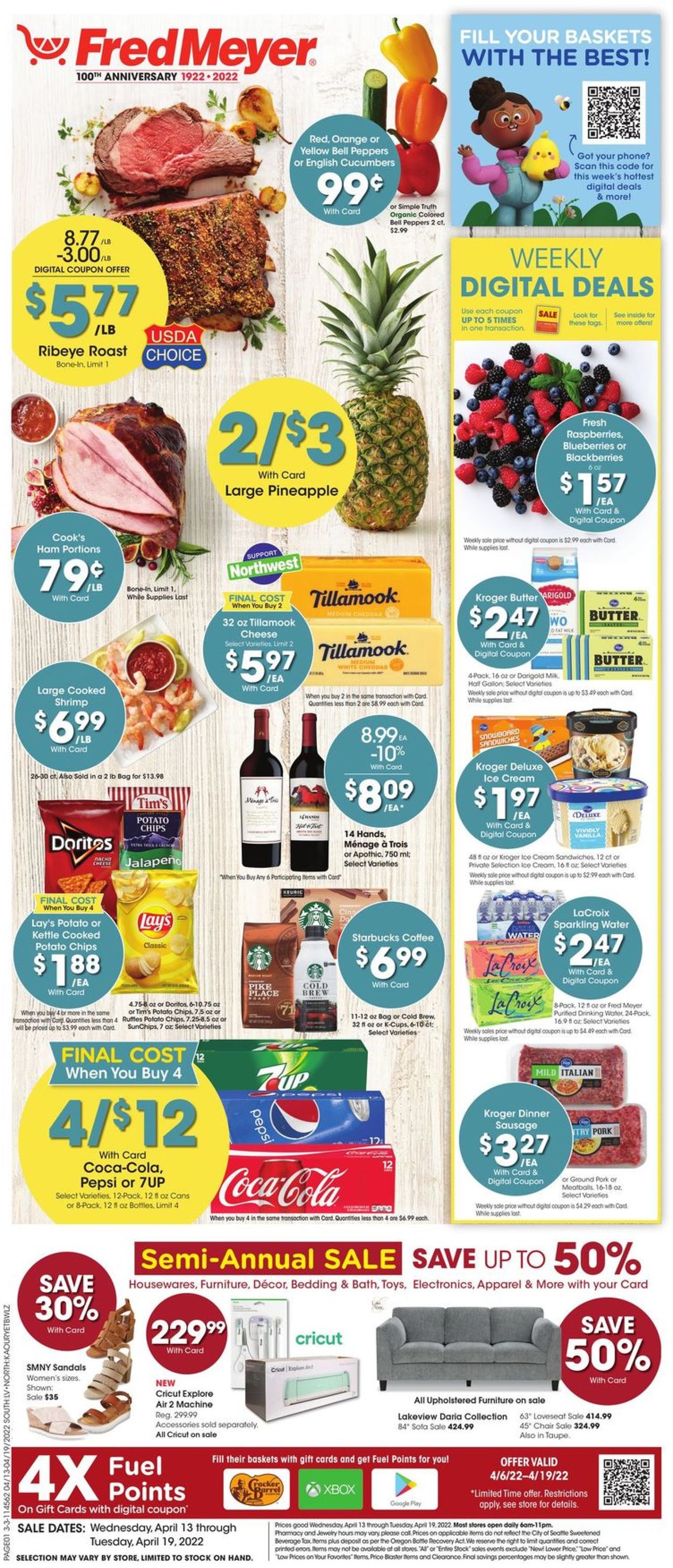 Catalogue Fred Meyer EASTER 2022 from 04/13/2022