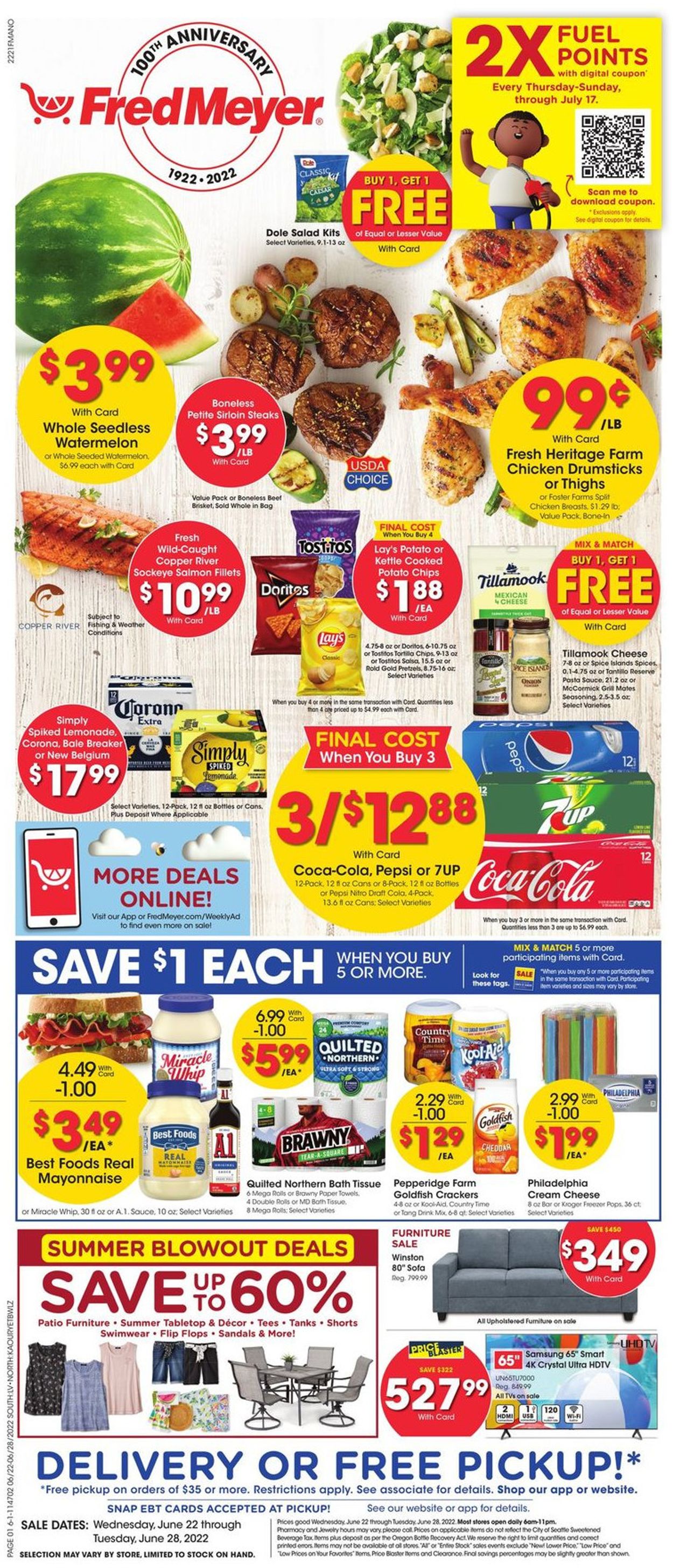 Catalogue Fred Meyer from 06/22/2022