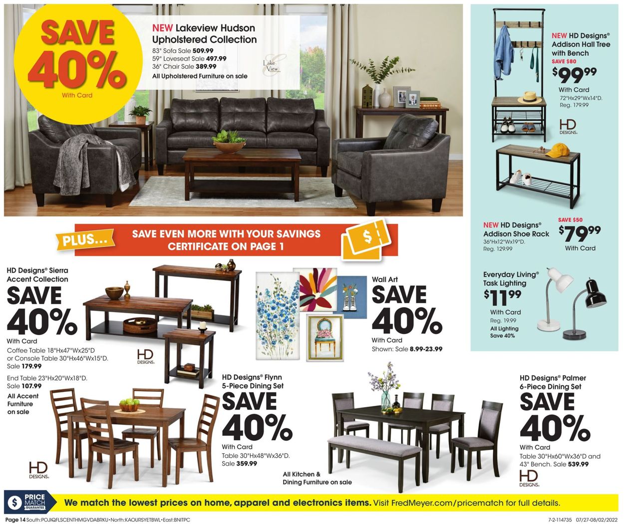 Catalogue Fred Meyer from 07/27/2022