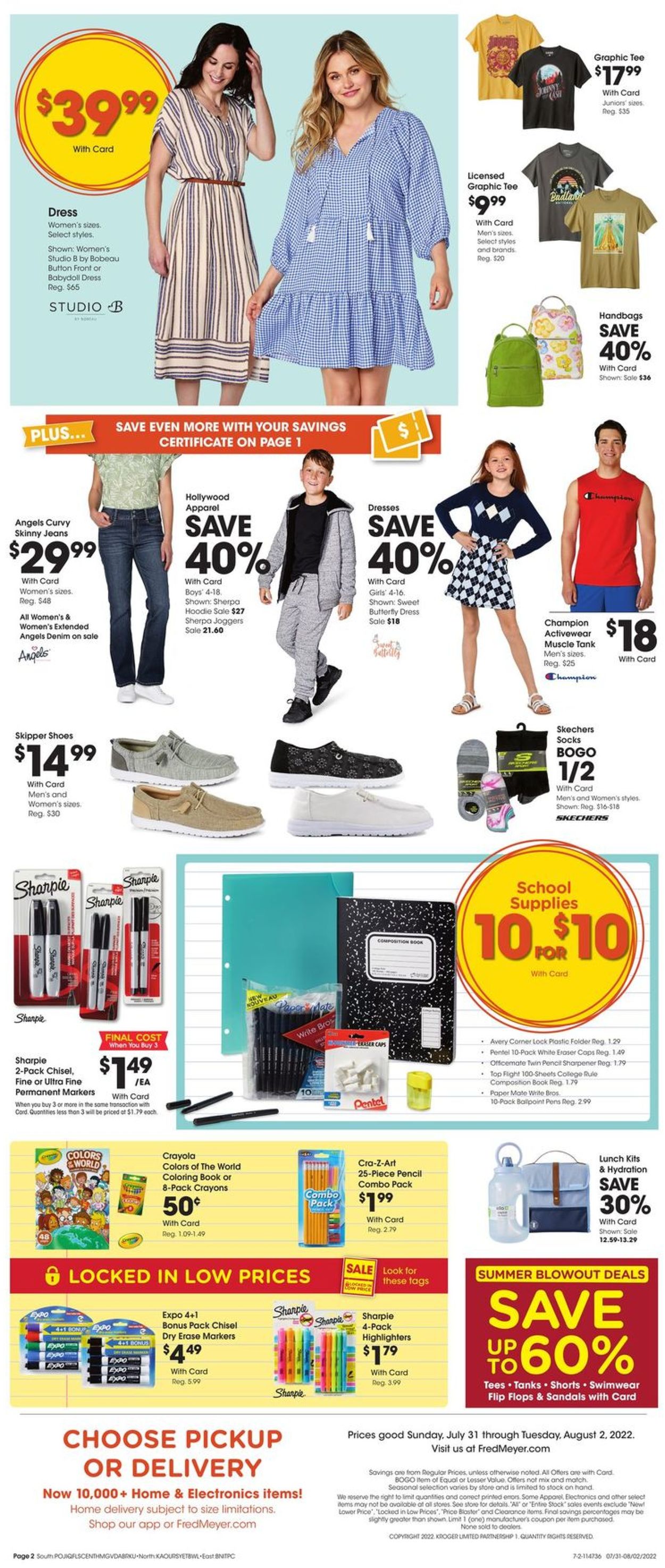 Catalogue Fred Meyer from 07/31/2022
