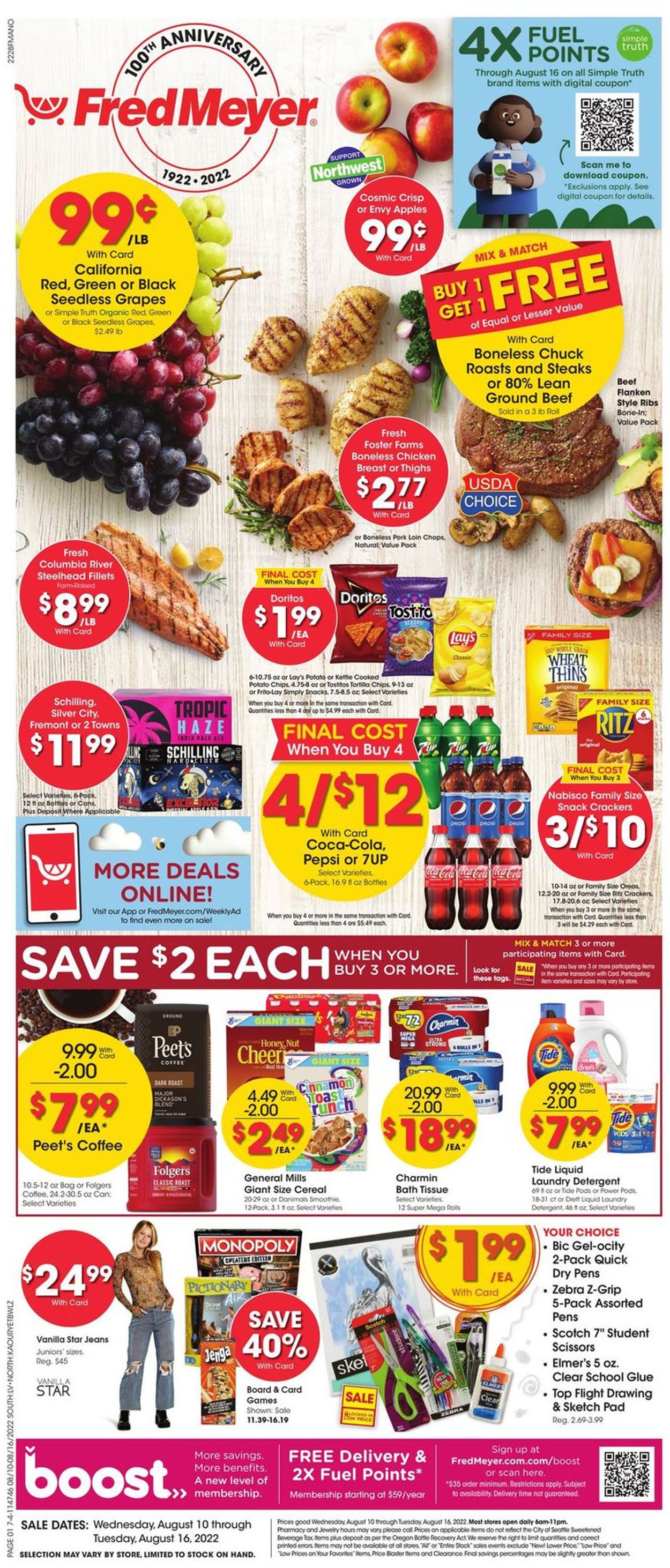 Catalogue Fred Meyer from 08/10/2022