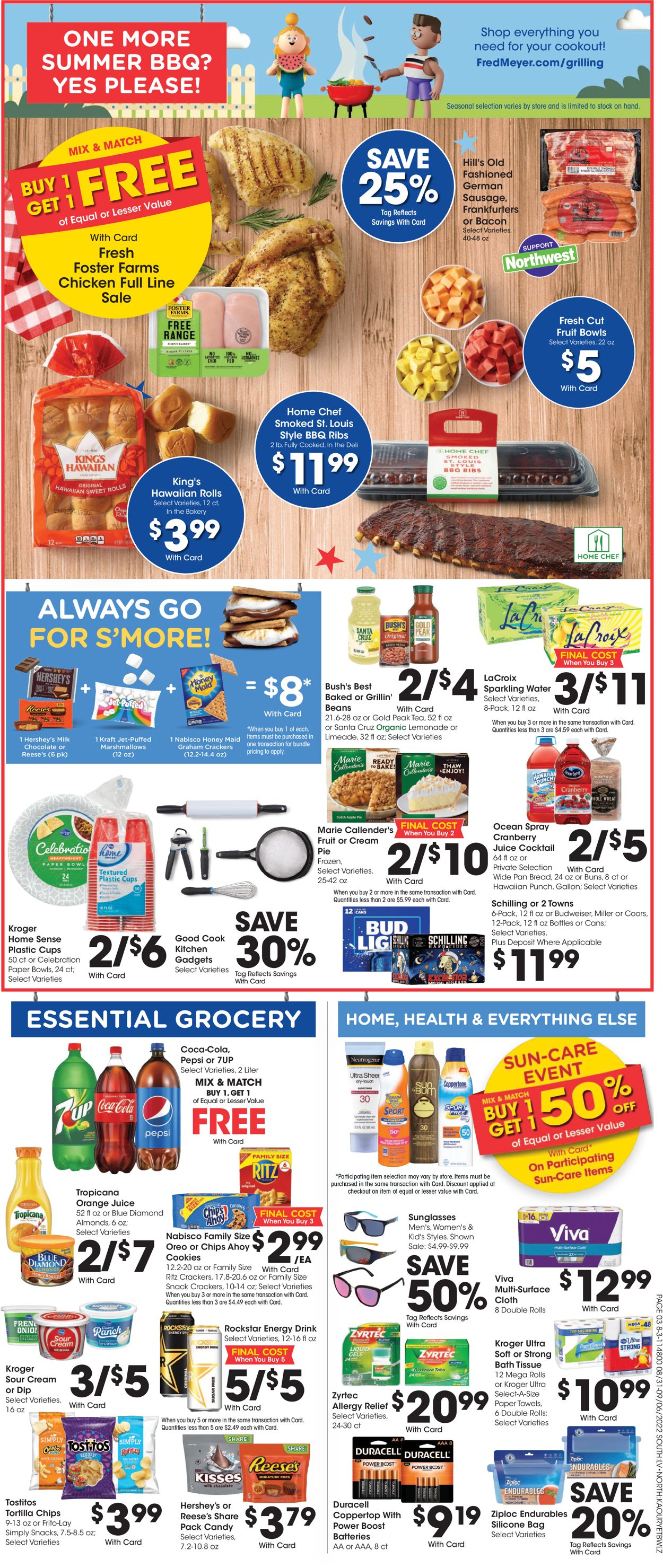 Catalogue Fred Meyer from 08/31/2022
