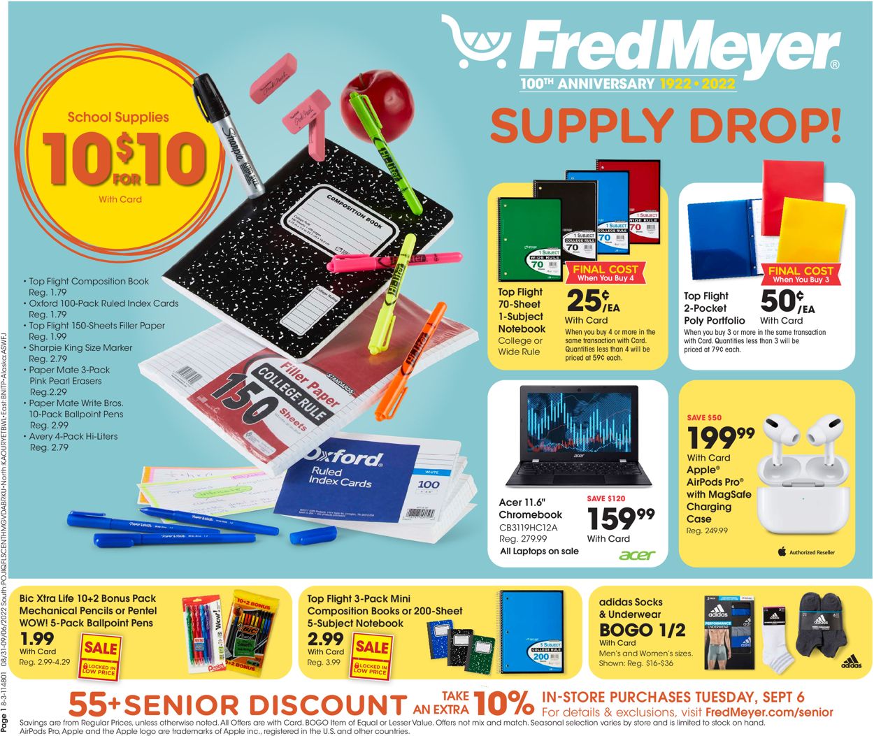Catalogue Fred Meyer from 08/31/2022