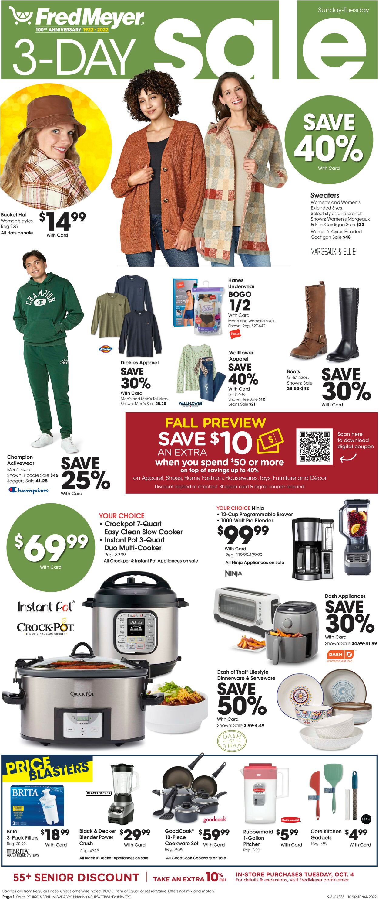 Catalogue Fred Meyer from 10/02/2022