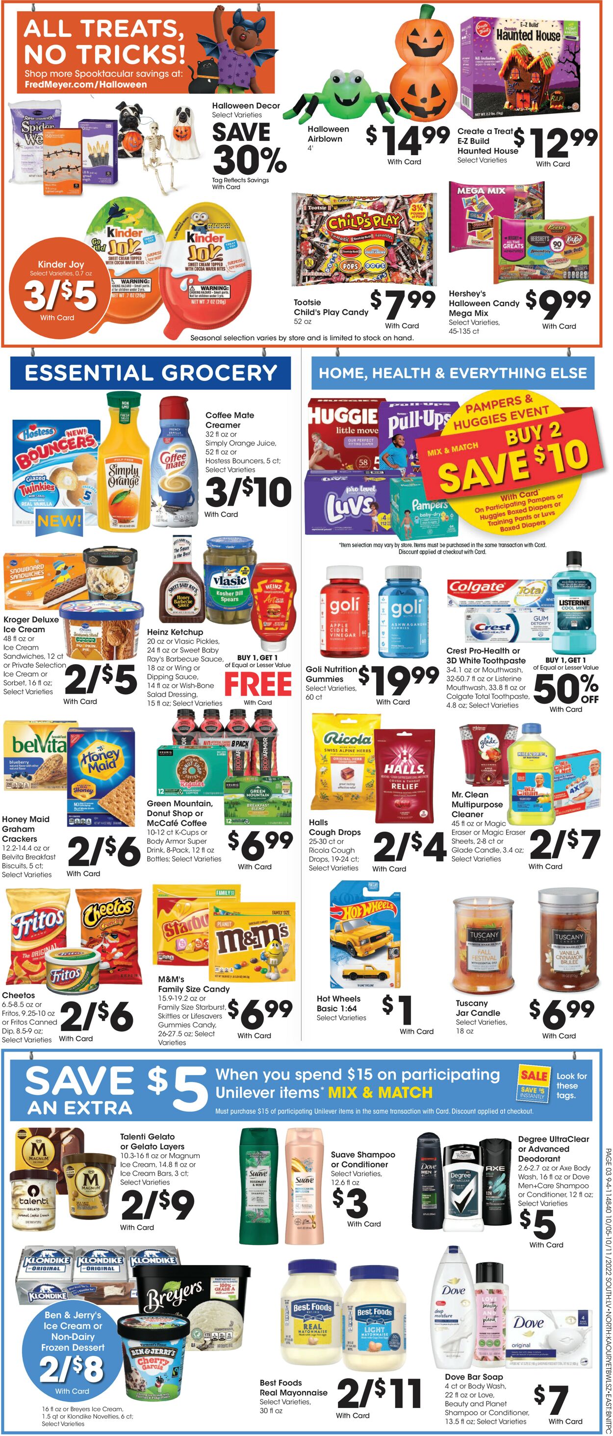 Catalogue Fred Meyer from 10/05/2022