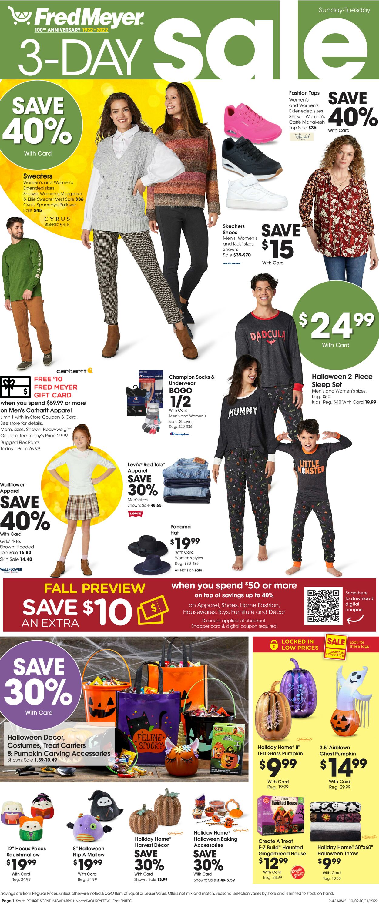 Catalogue Fred Meyer from 10/09/2022