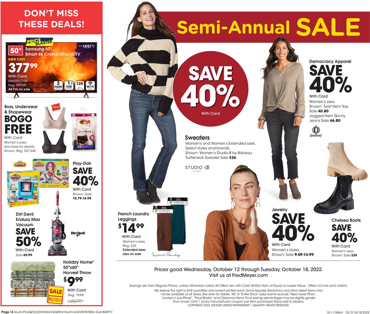 Catalogue Fred Meyer from 10/12/2022