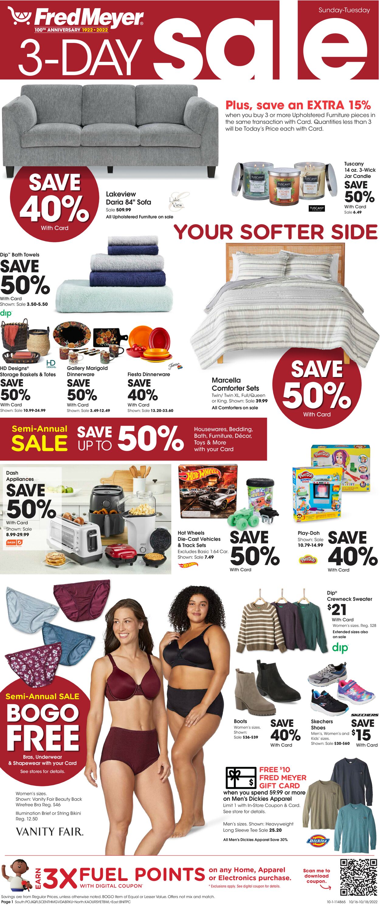 Catalogue Fred Meyer from 10/16/2022