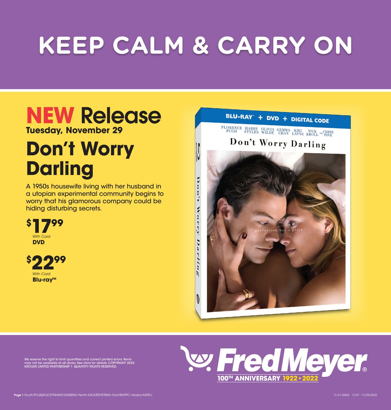 Catalogue Fred Meyer from 11/29/2022