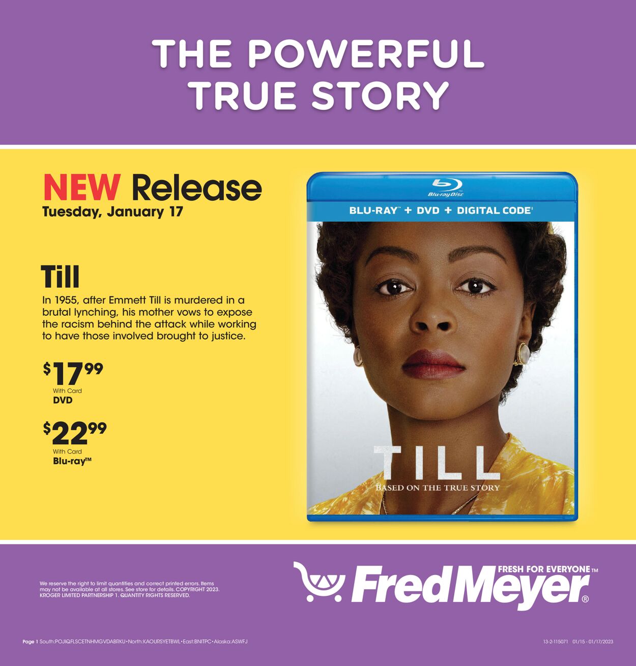 Catalogue Fred Meyer from 01/17/2023