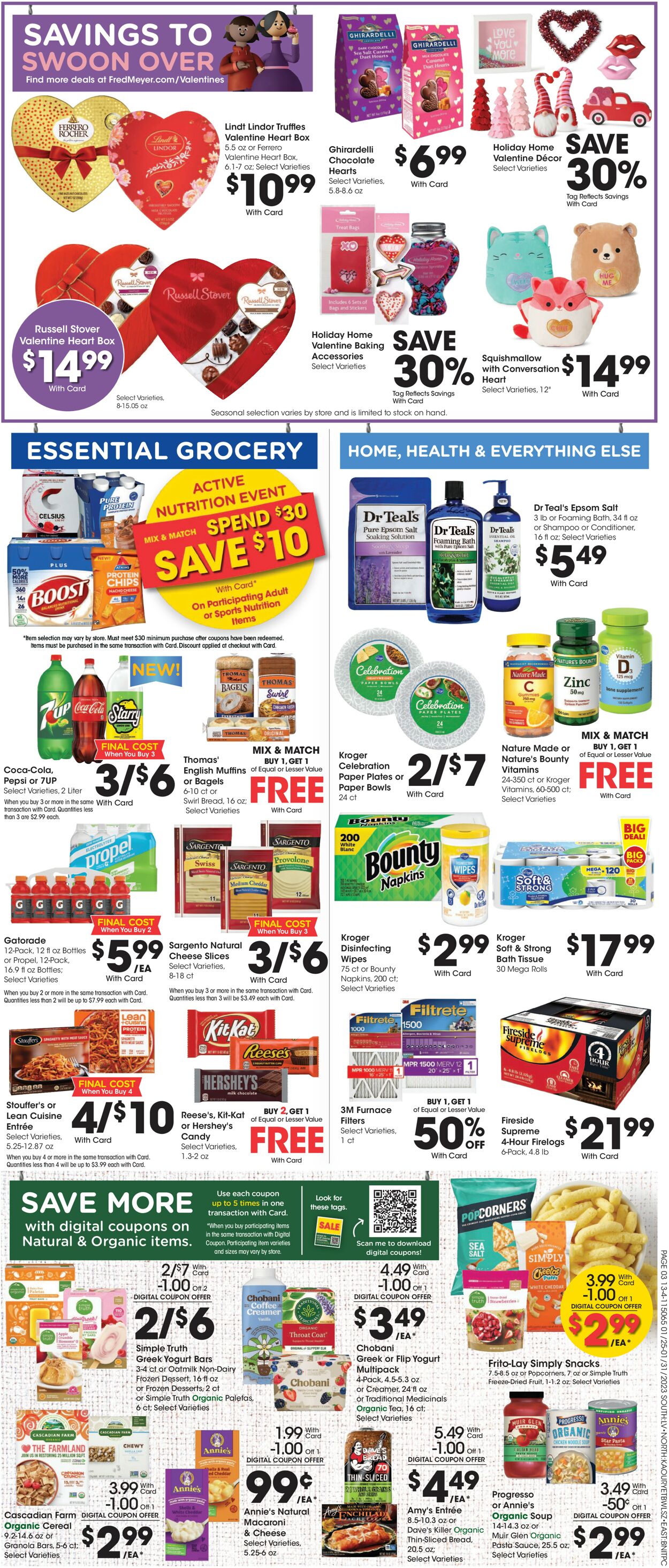 Catalogue Fred Meyer from 01/25/2023