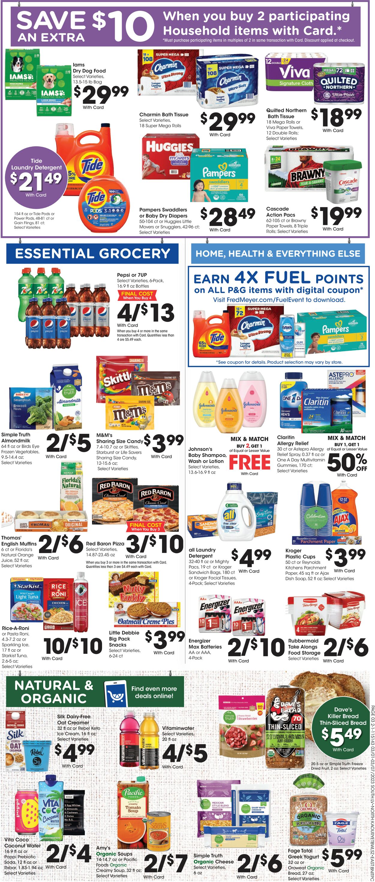 Catalogue Fred Meyer from 03/01/2023