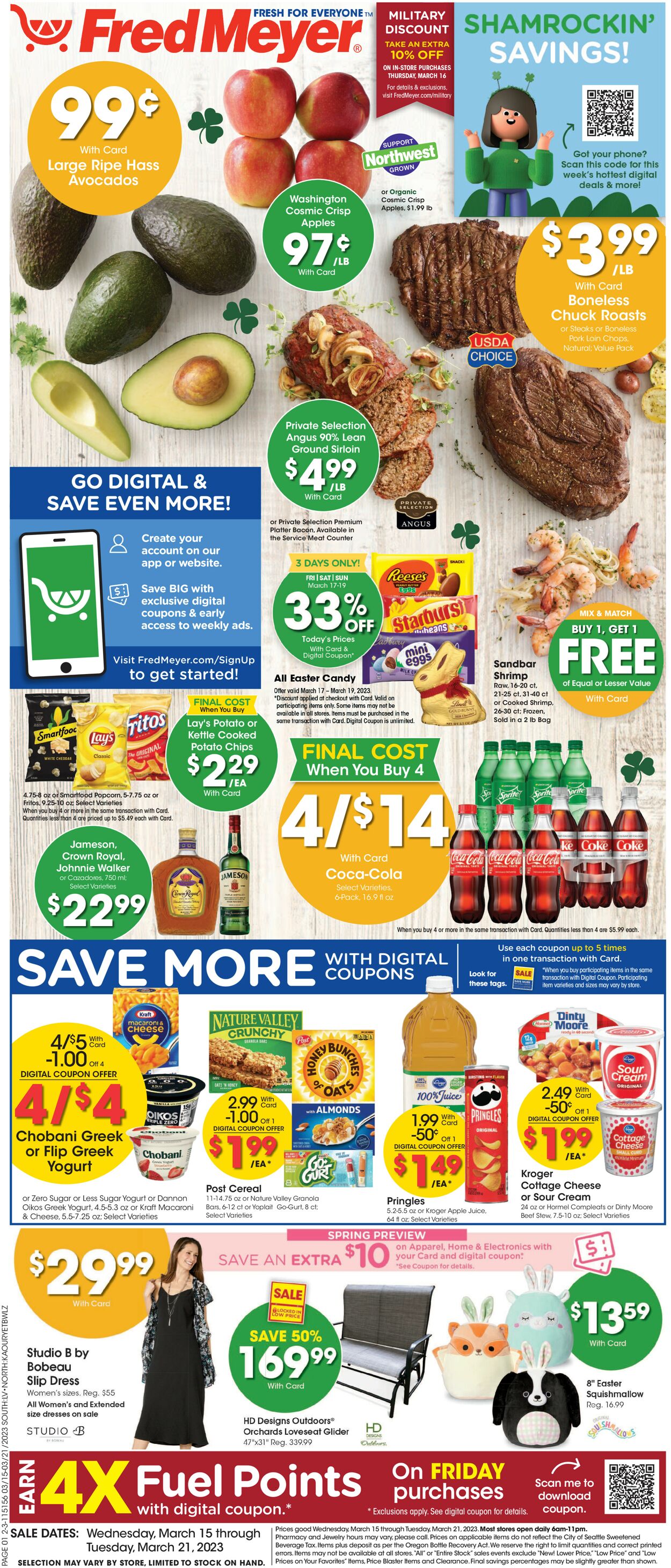 Catalogue Fred Meyer from 03/15/2023