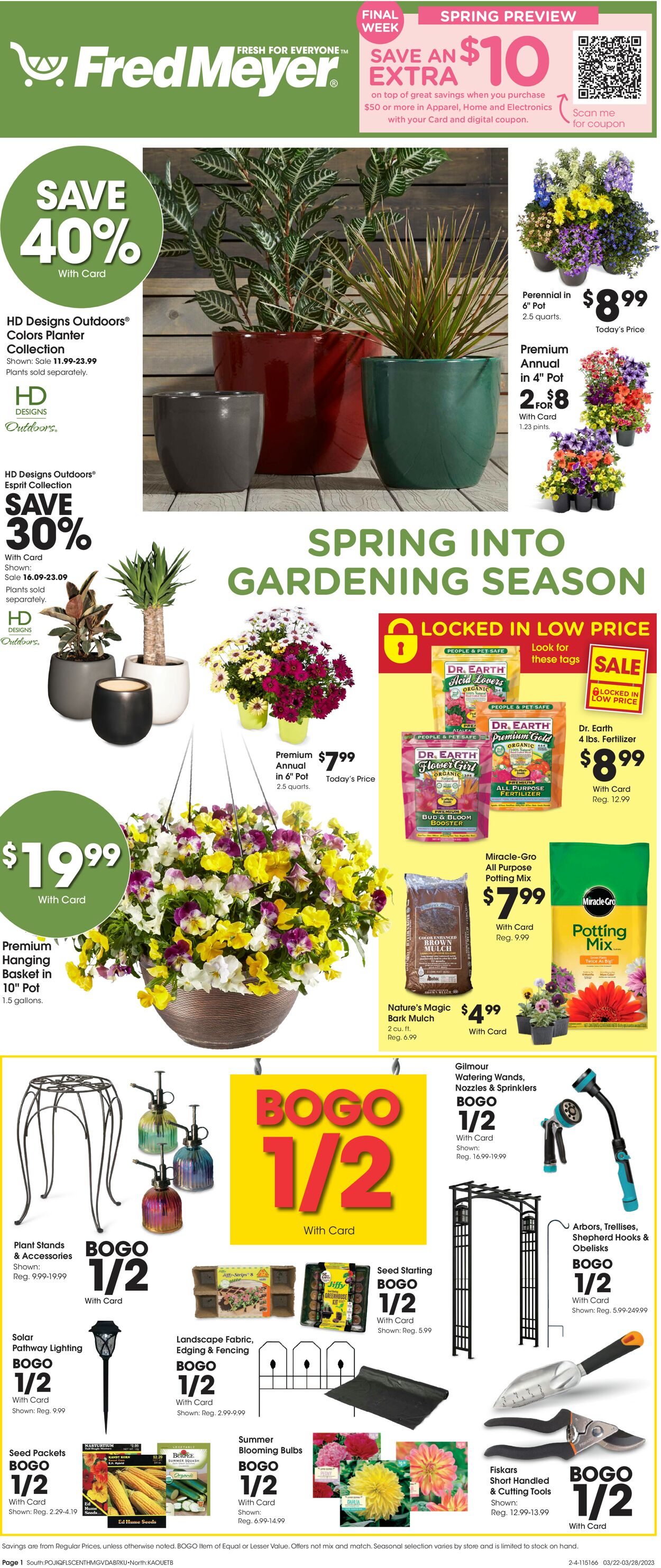 Catalogue Fred Meyer from 03/22/2023