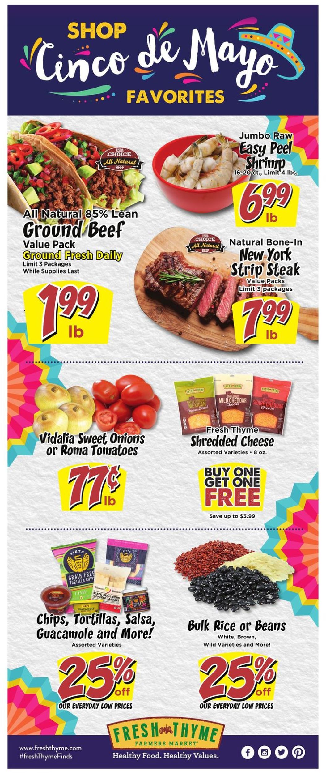 Catalogue Fresh Thyme from 05/01/2019