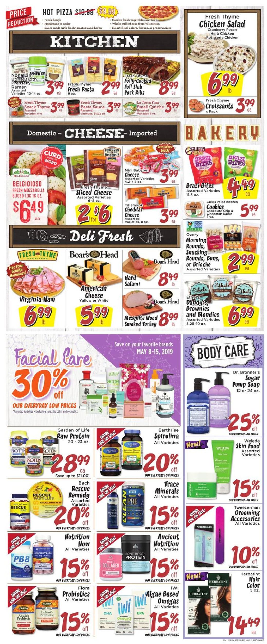 Catalogue Fresh Thyme from 05/08/2019