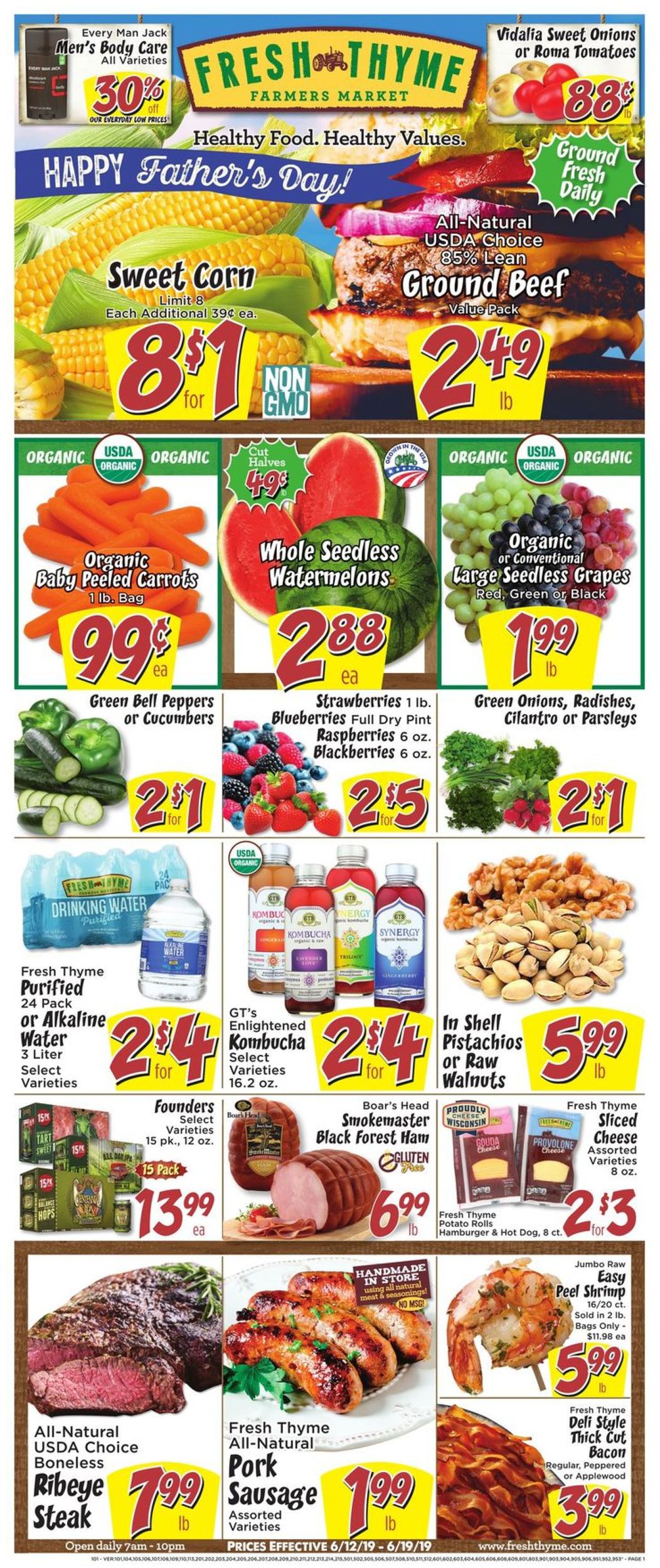 Catalogue Fresh Thyme from 06/12/2019