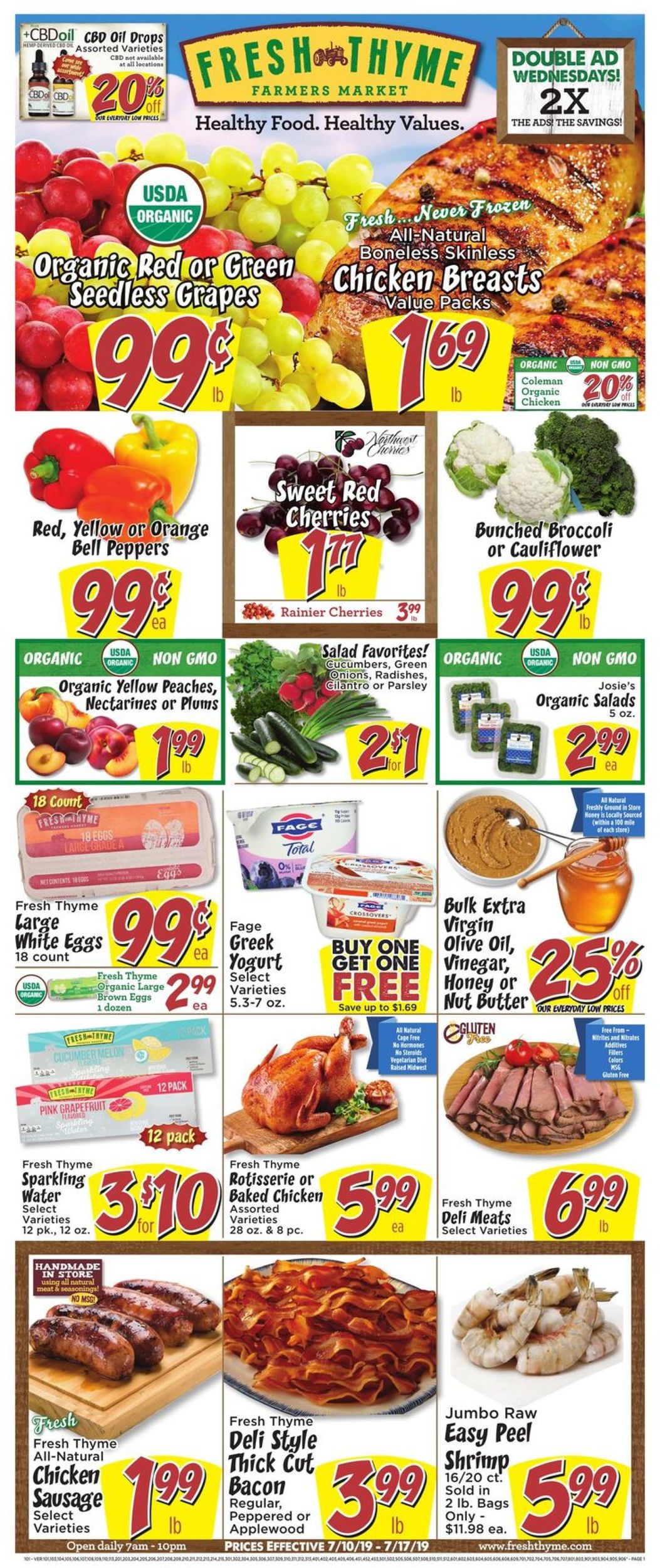Catalogue Fresh Thyme from 07/10/2019