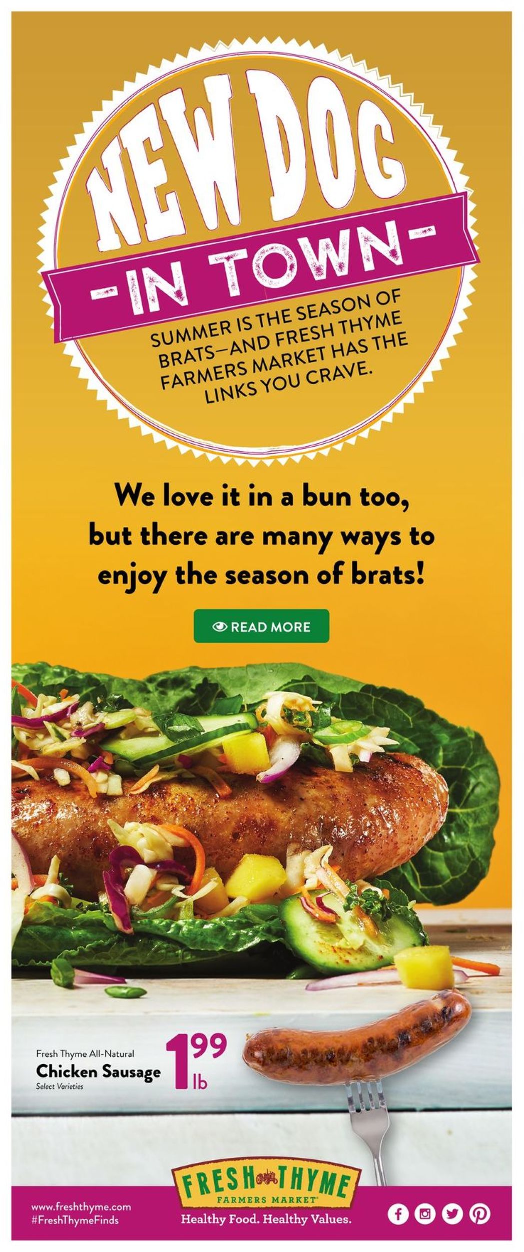 fresh thyme ad for fort wayne indiana