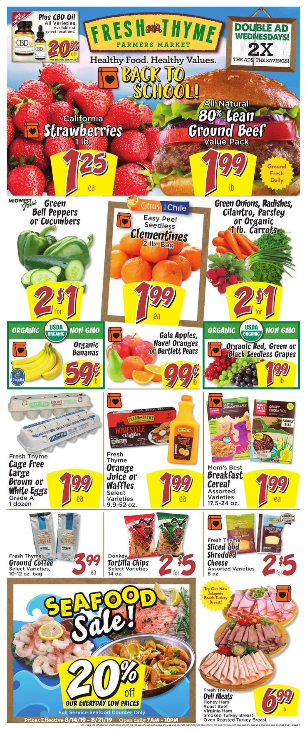 Catalogue Fresh Thyme from 08/14/2019