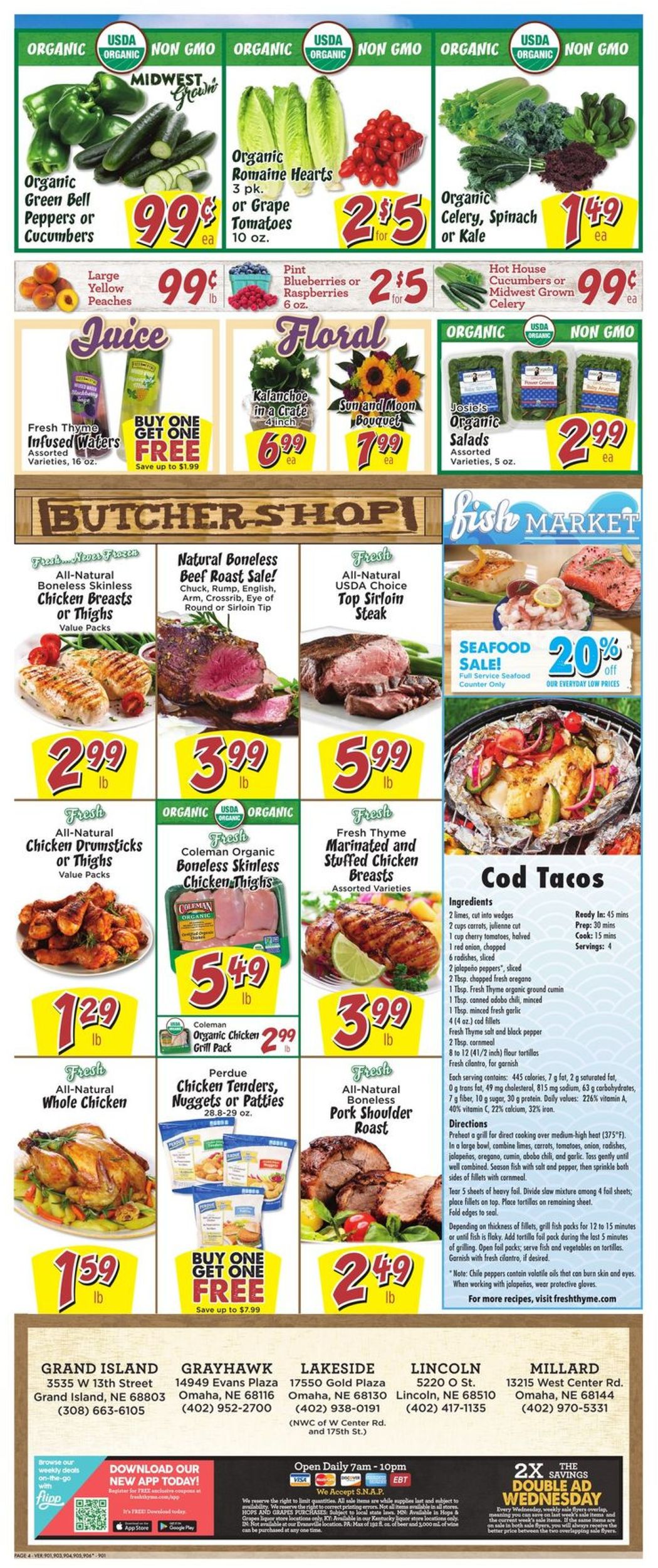Catalogue Fresh Thyme from 08/14/2019