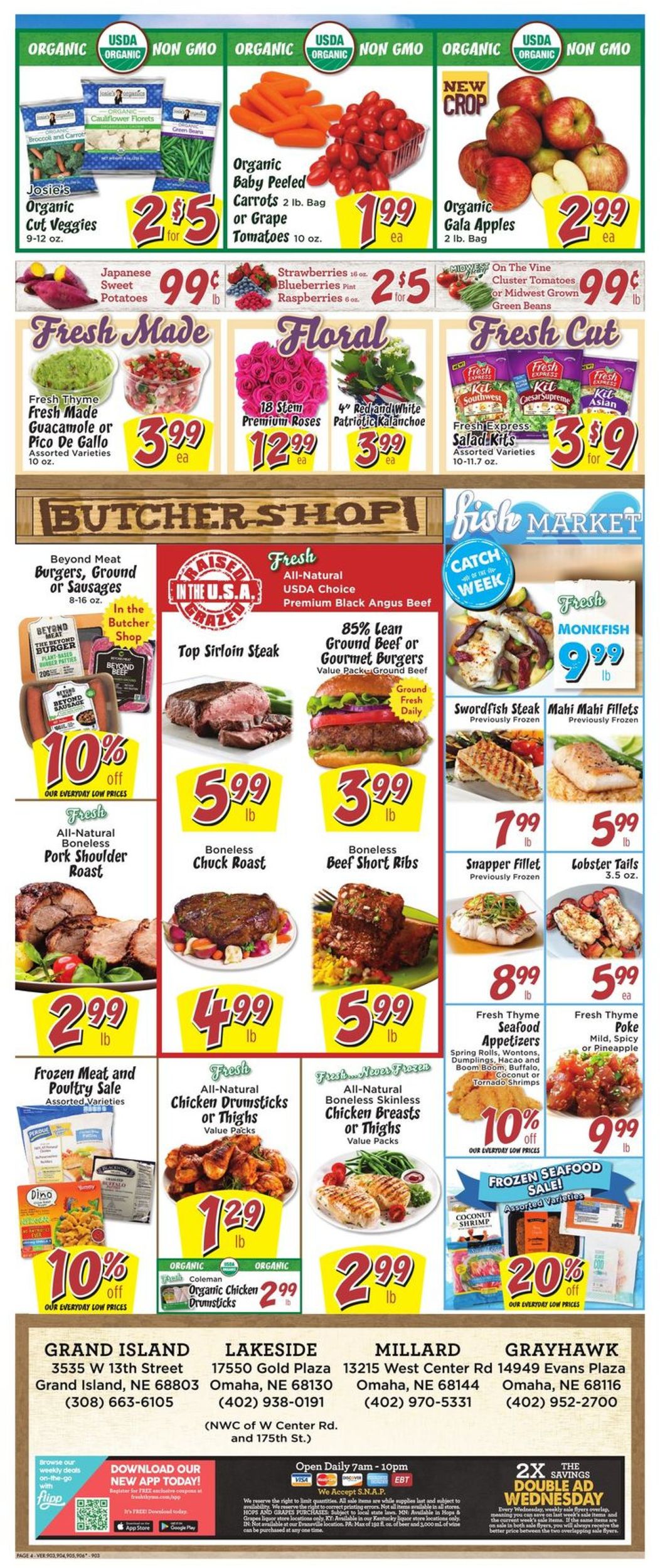 Catalogue Fresh Thyme from 08/29/2019