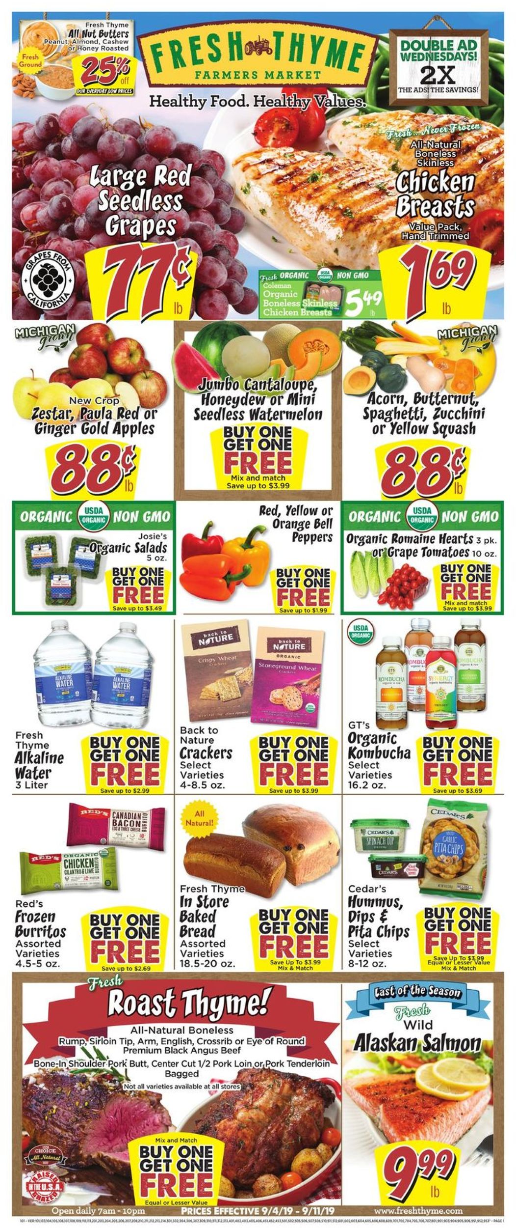 Catalogue Fresh Thyme from 09/04/2019