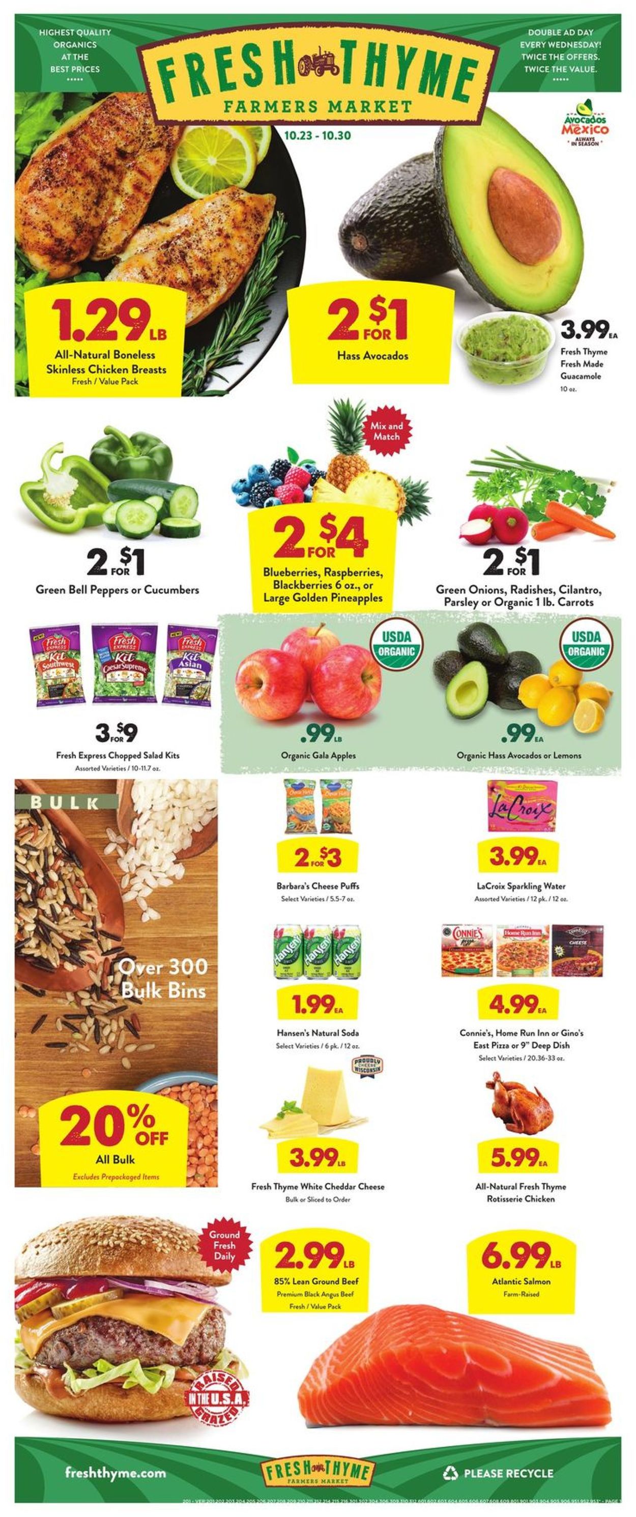 Catalogue Fresh Thyme from 10/23/2019