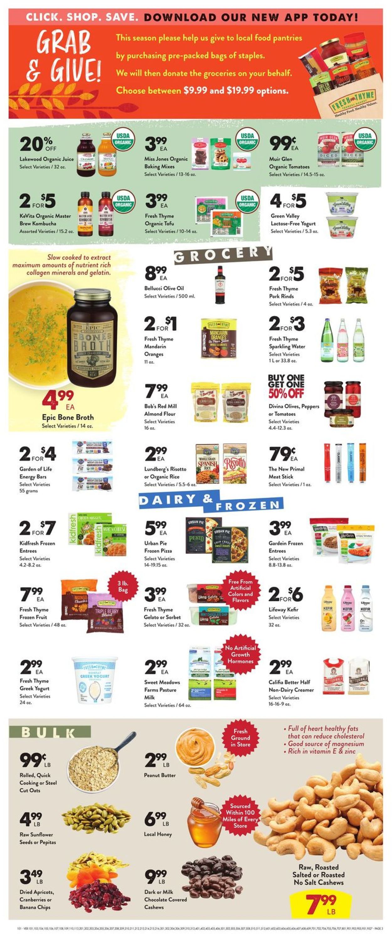 Catalogue Fresh Thyme from 11/06/2019