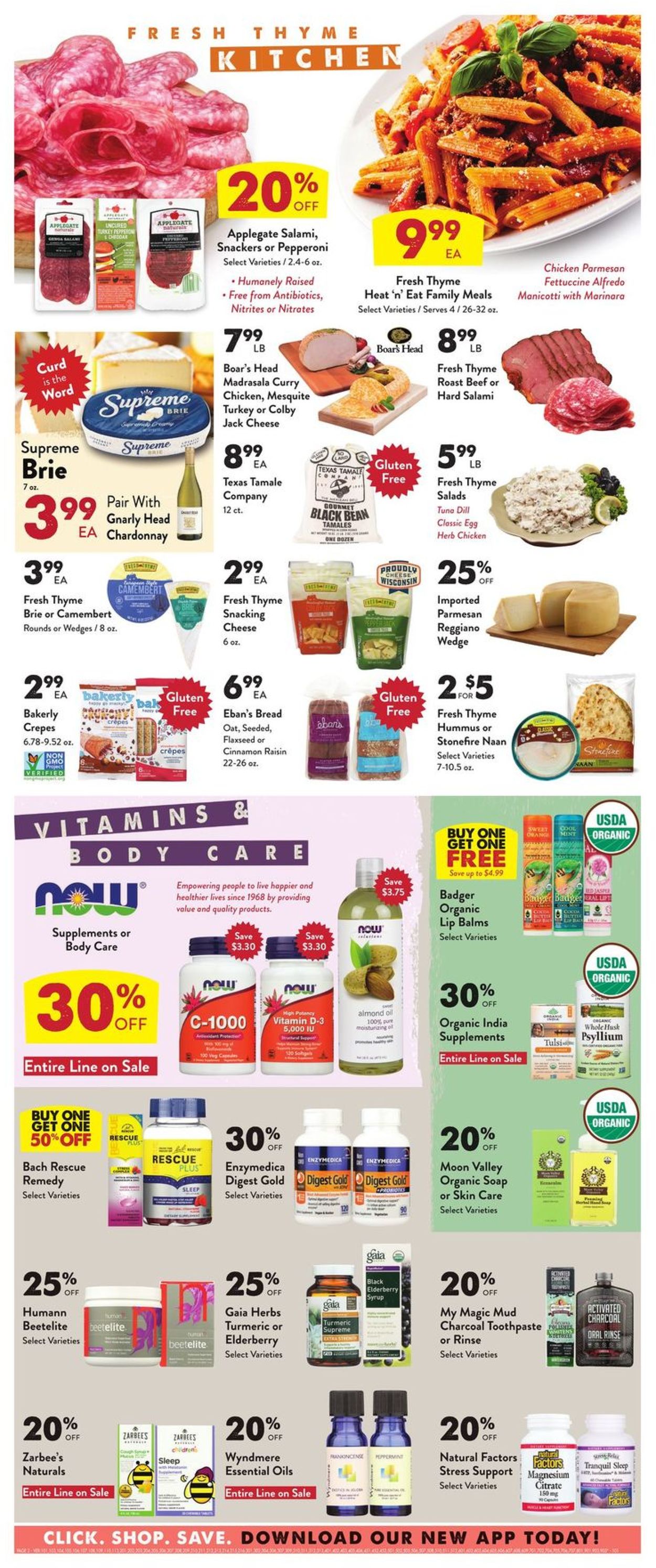 Catalogue Fresh Thyme from 11/27/2019