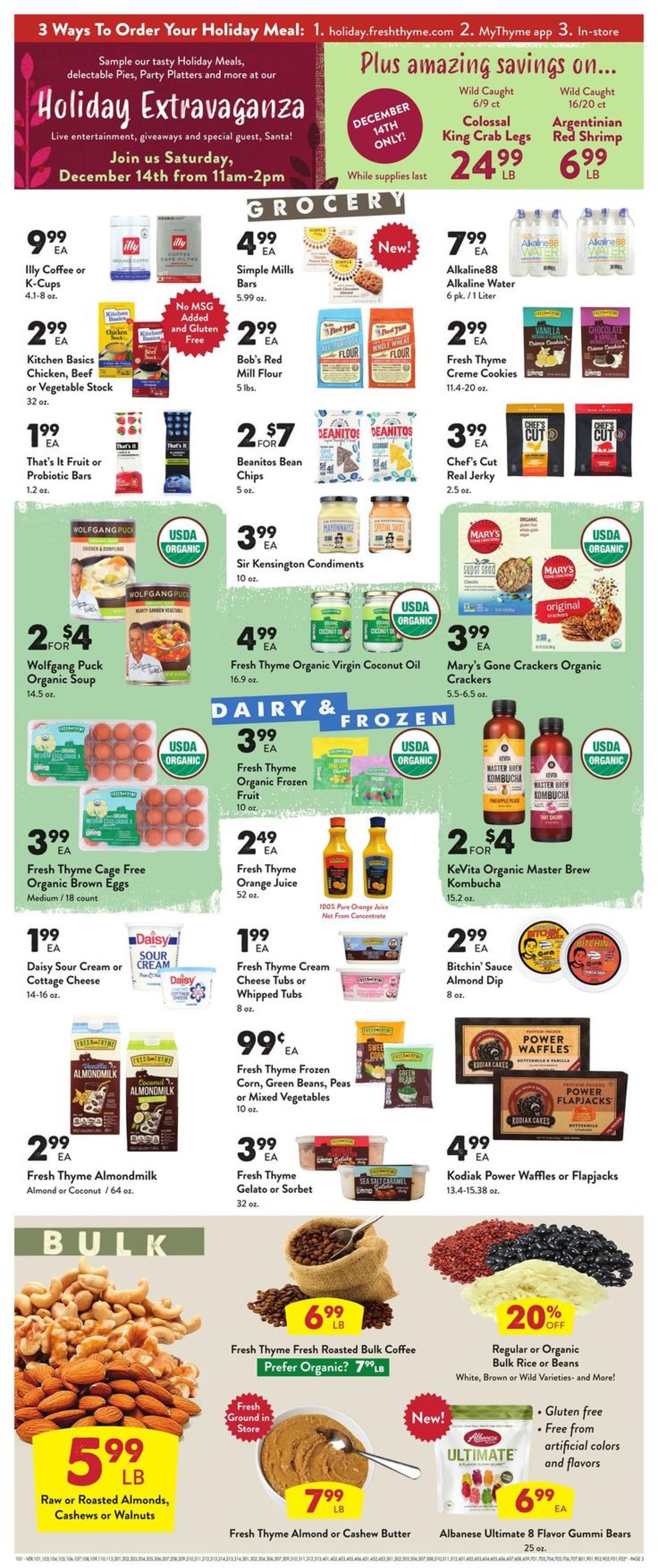 Catalogue Fresh Thyme from 12/11/2019