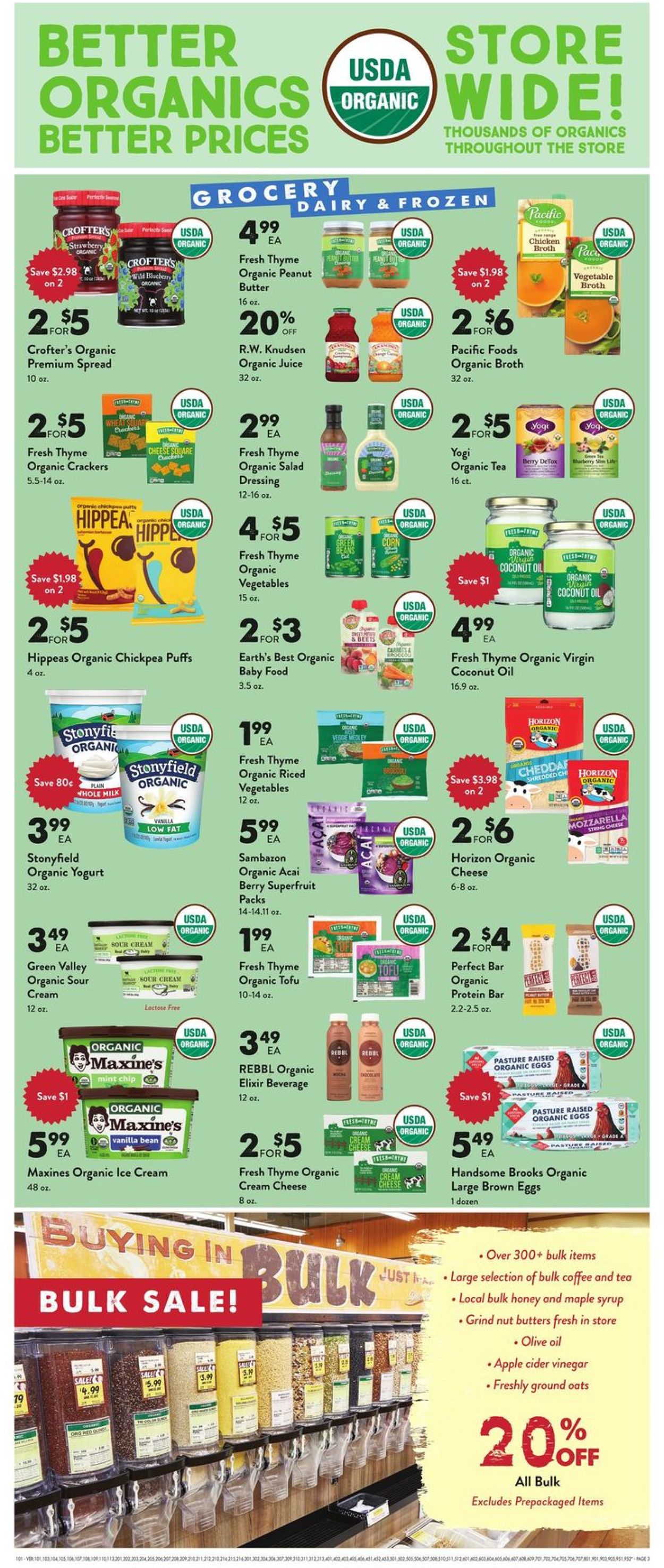Catalogue Fresh Thyme from 01/08/2020