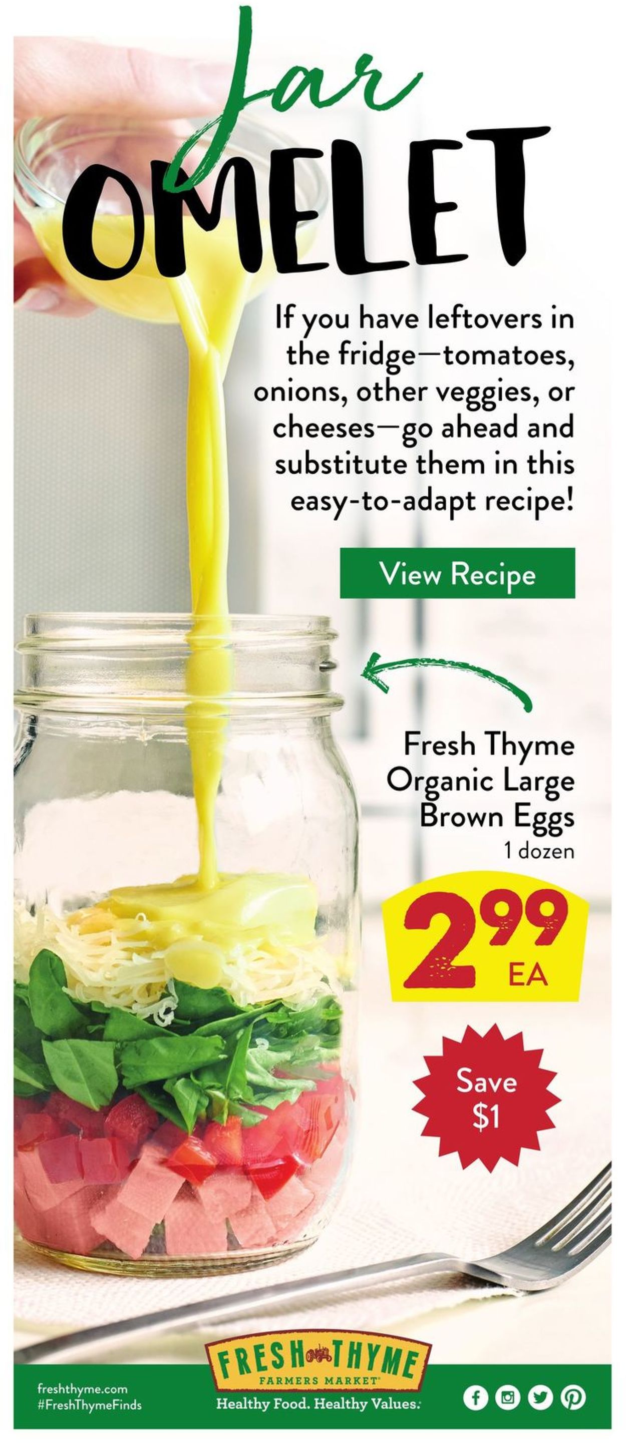 Catalogue Fresh Thyme from 01/22/2020