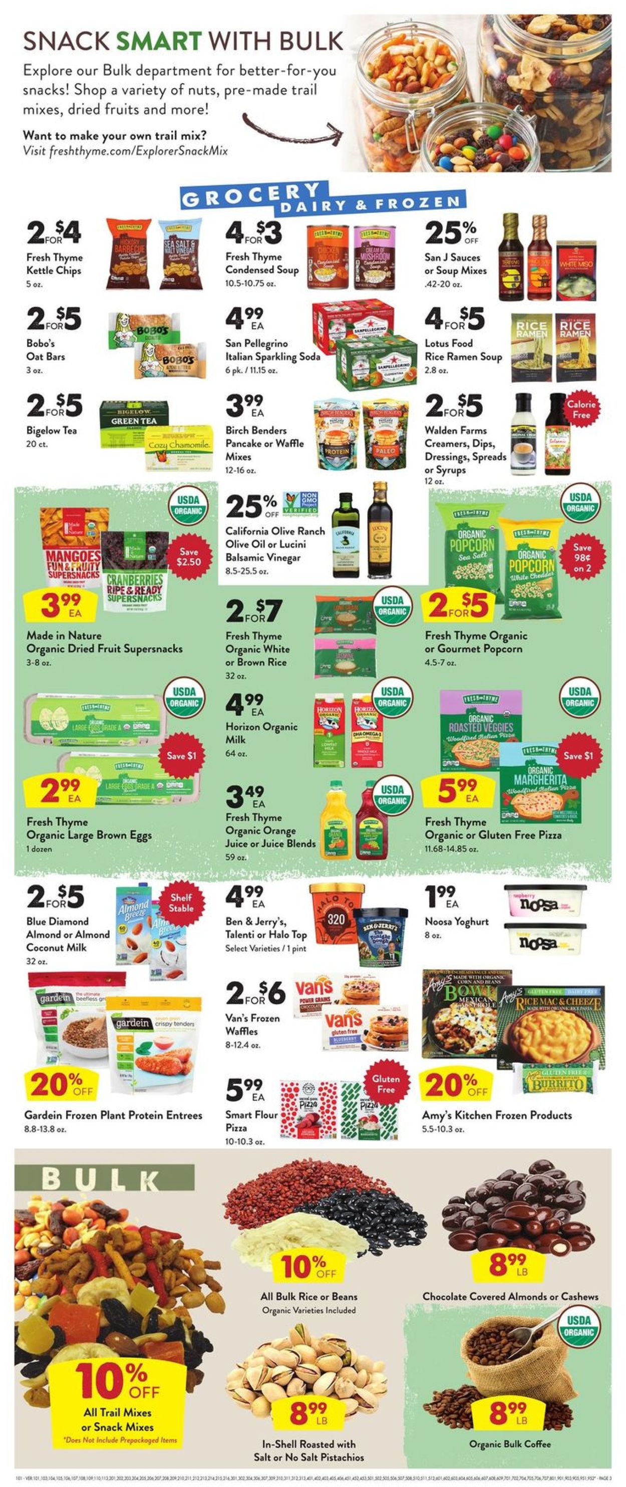 Catalogue Fresh Thyme from 01/22/2020