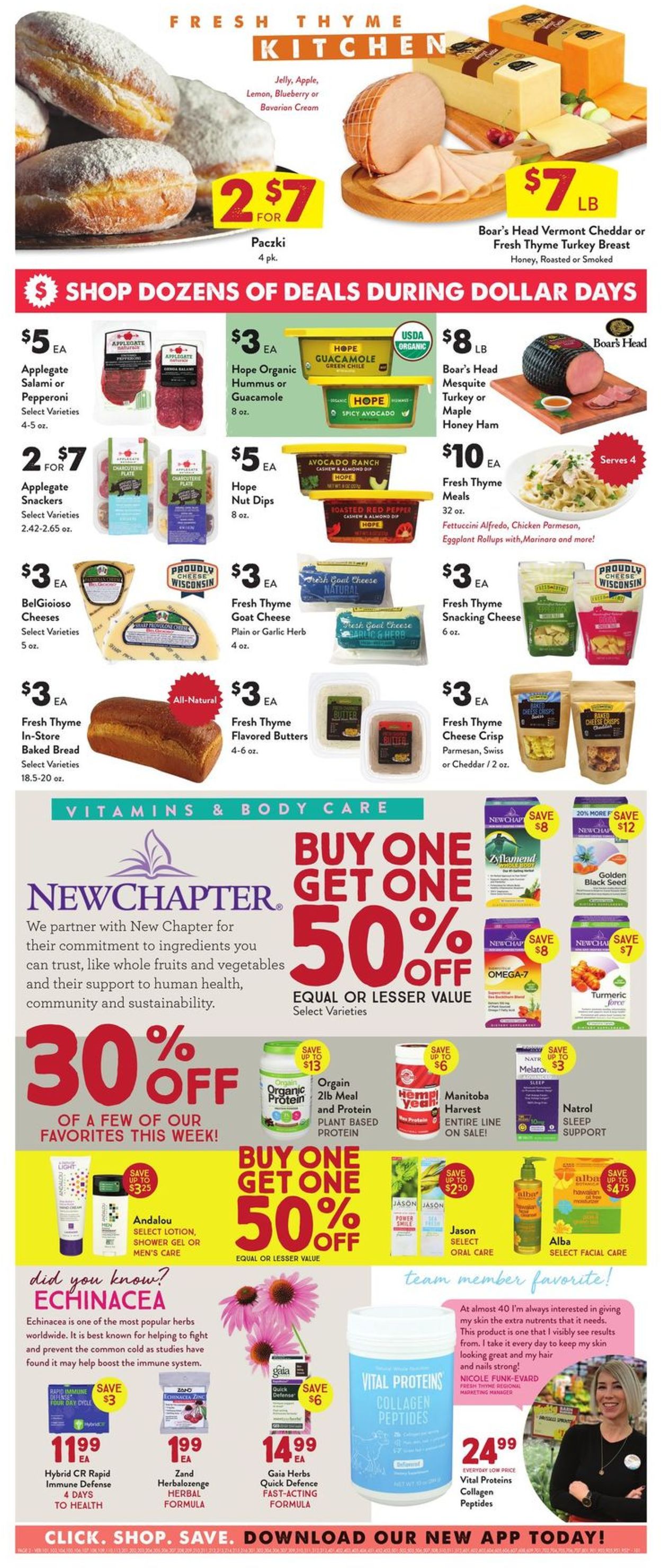 Catalogue Fresh Thyme from 02/19/2020