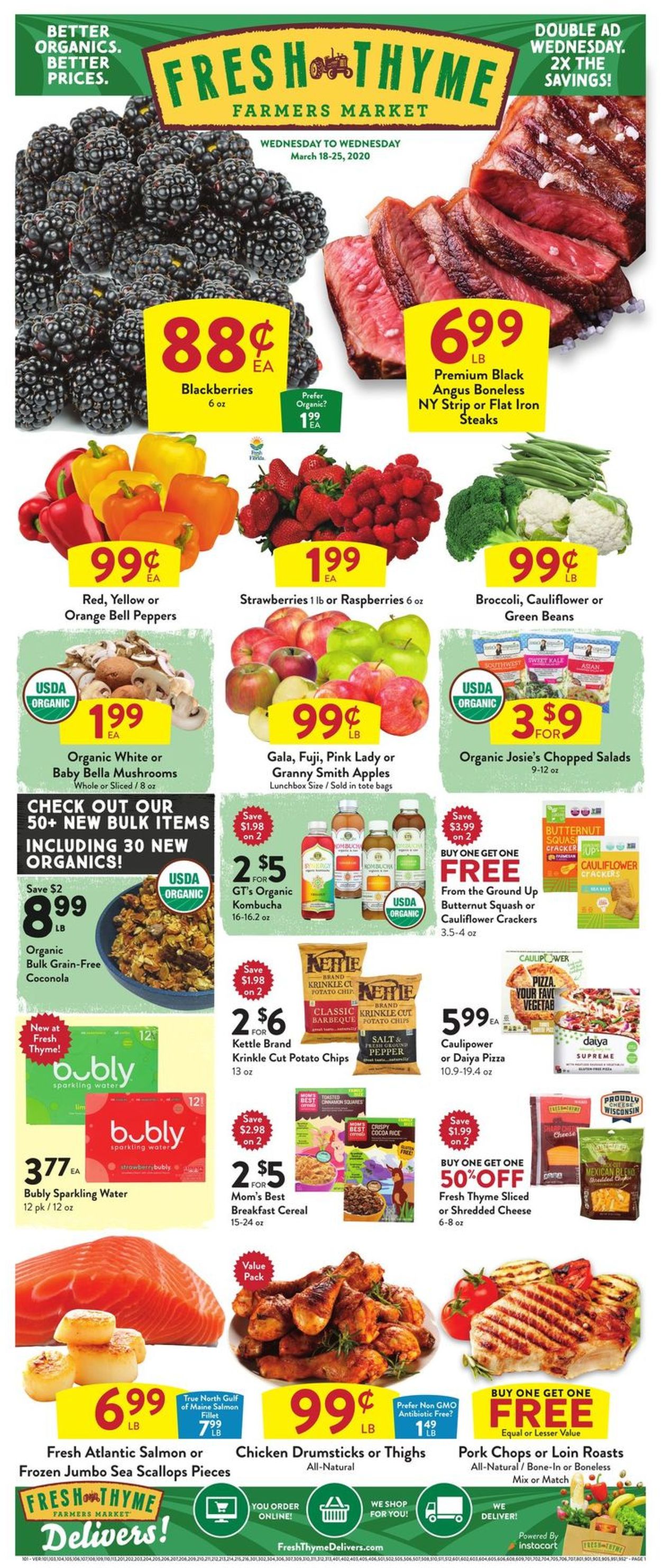 Catalogue Fresh Thyme from 03/18/2020