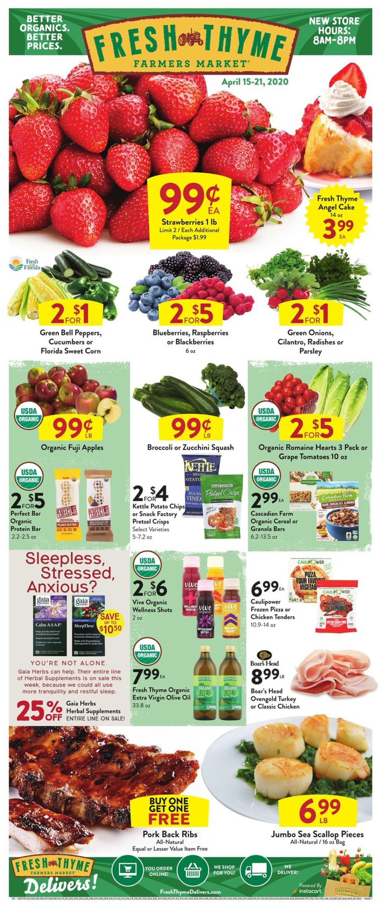 Catalogue Fresh Thyme from 04/15/2020