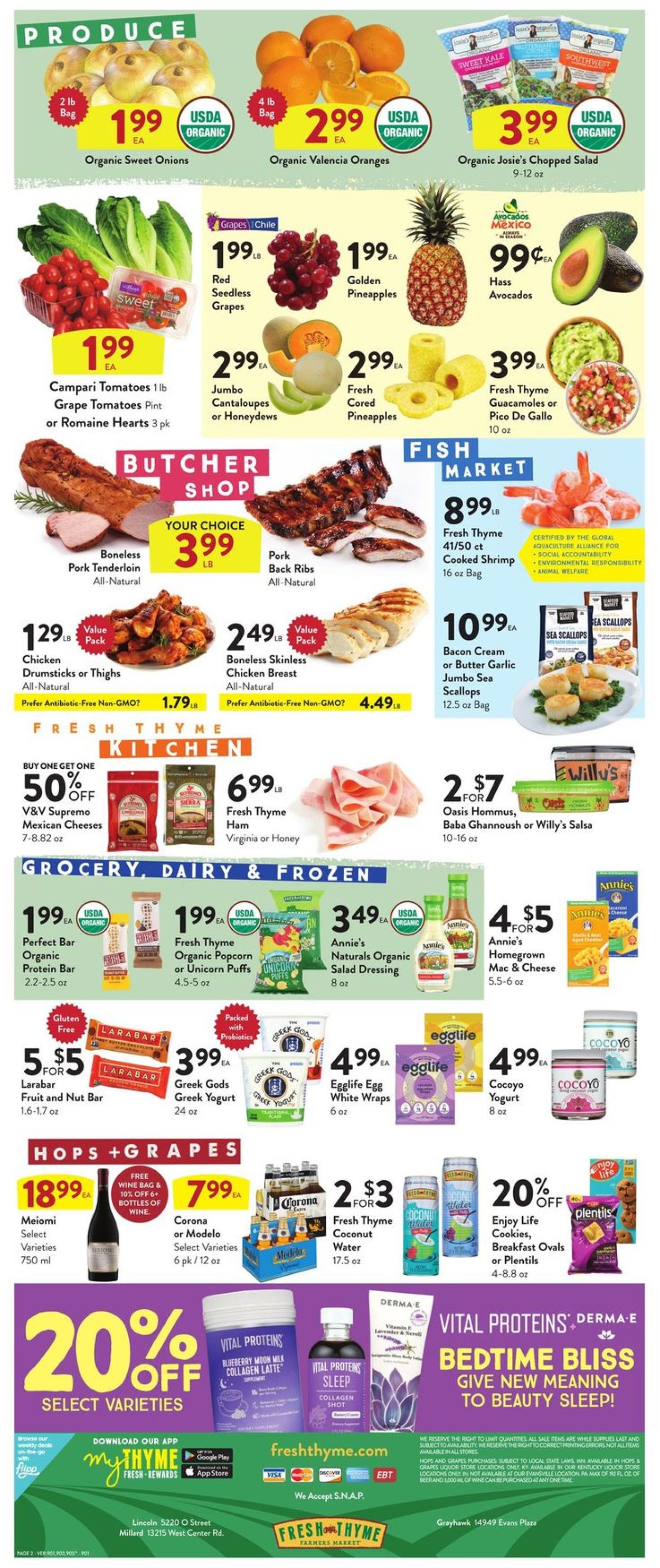 Catalogue Fresh Thyme from 04/29/2020