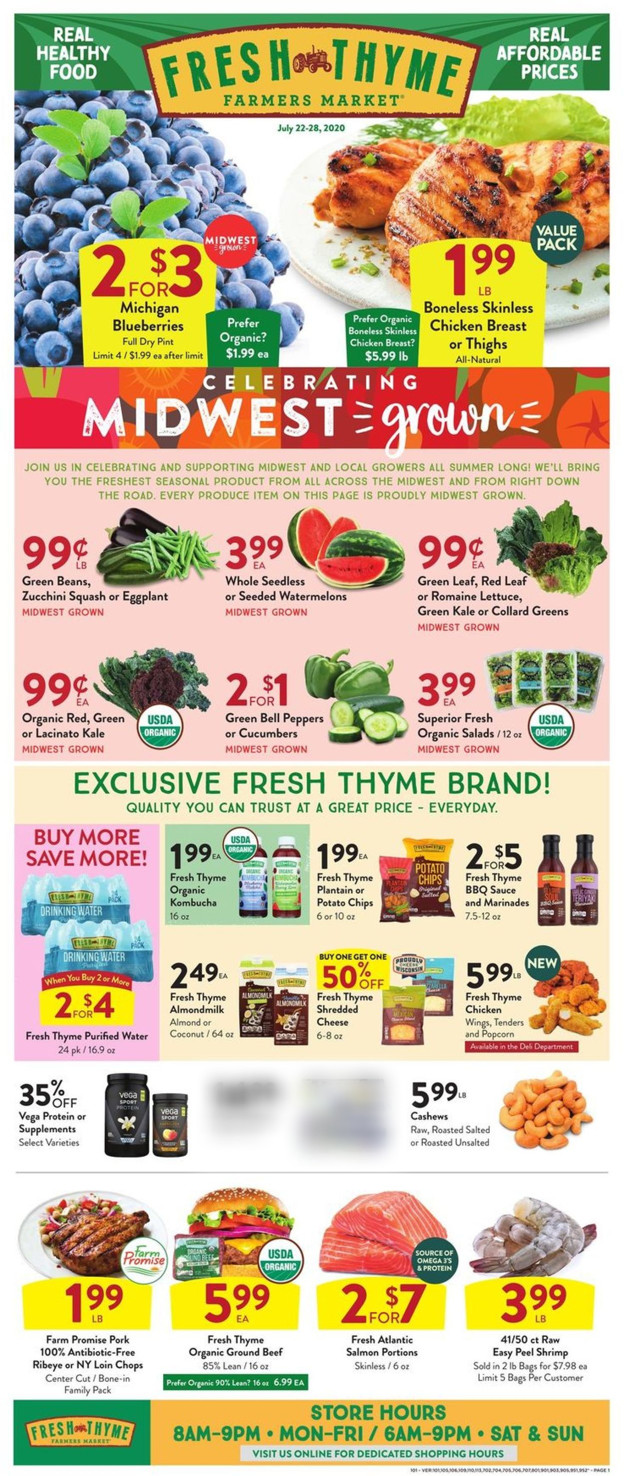 Catalogue Fresh Thyme from 07/22/2020