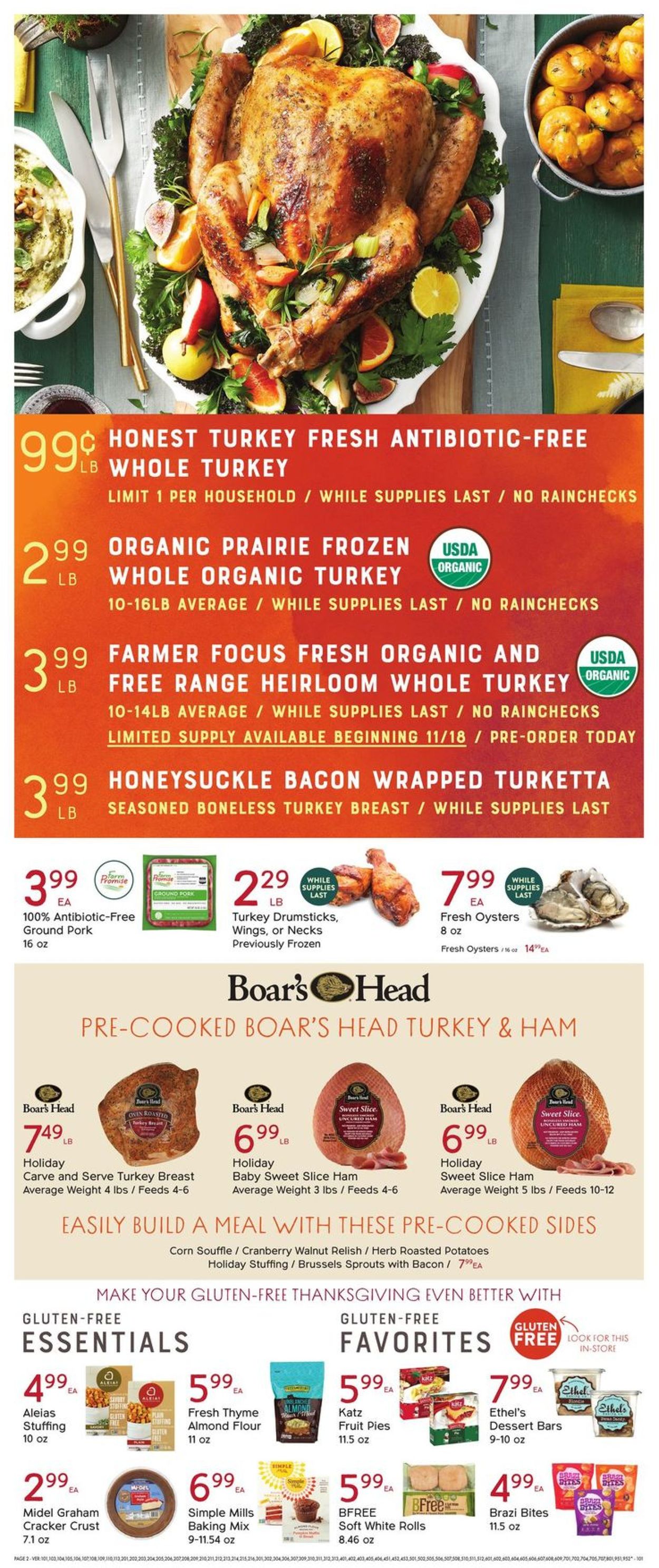 Catalogue Fresh Thyme Thanksgiving ad 2020 from 11/18/2020